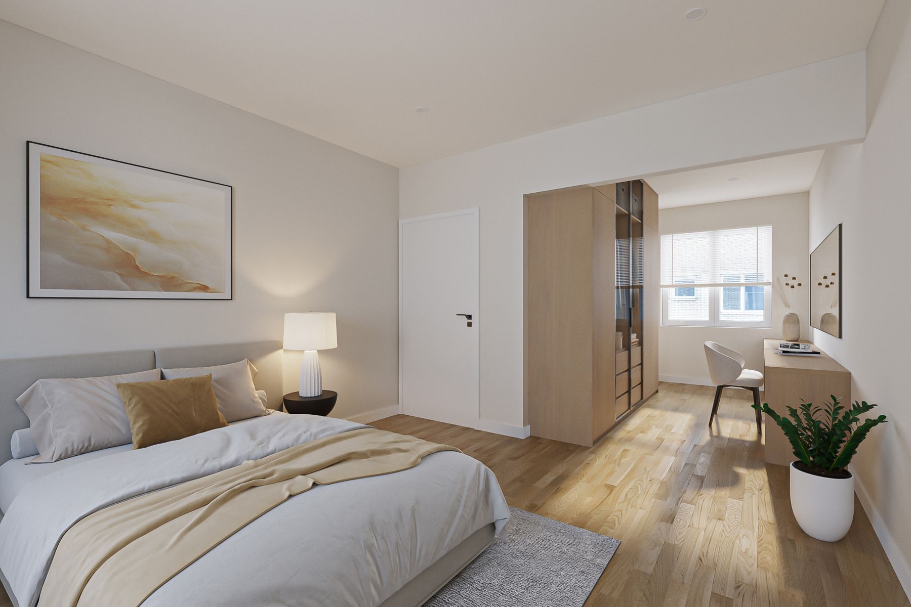 Exclusief ruim app. met mooi parkzicht, terrassen en garage foto 14