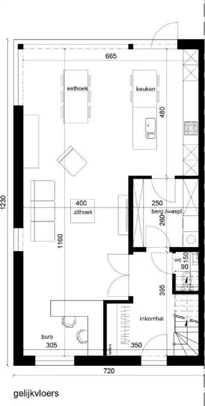 Nieuw te bouwen halfopen woning te Schuiferskapelle. foto 3