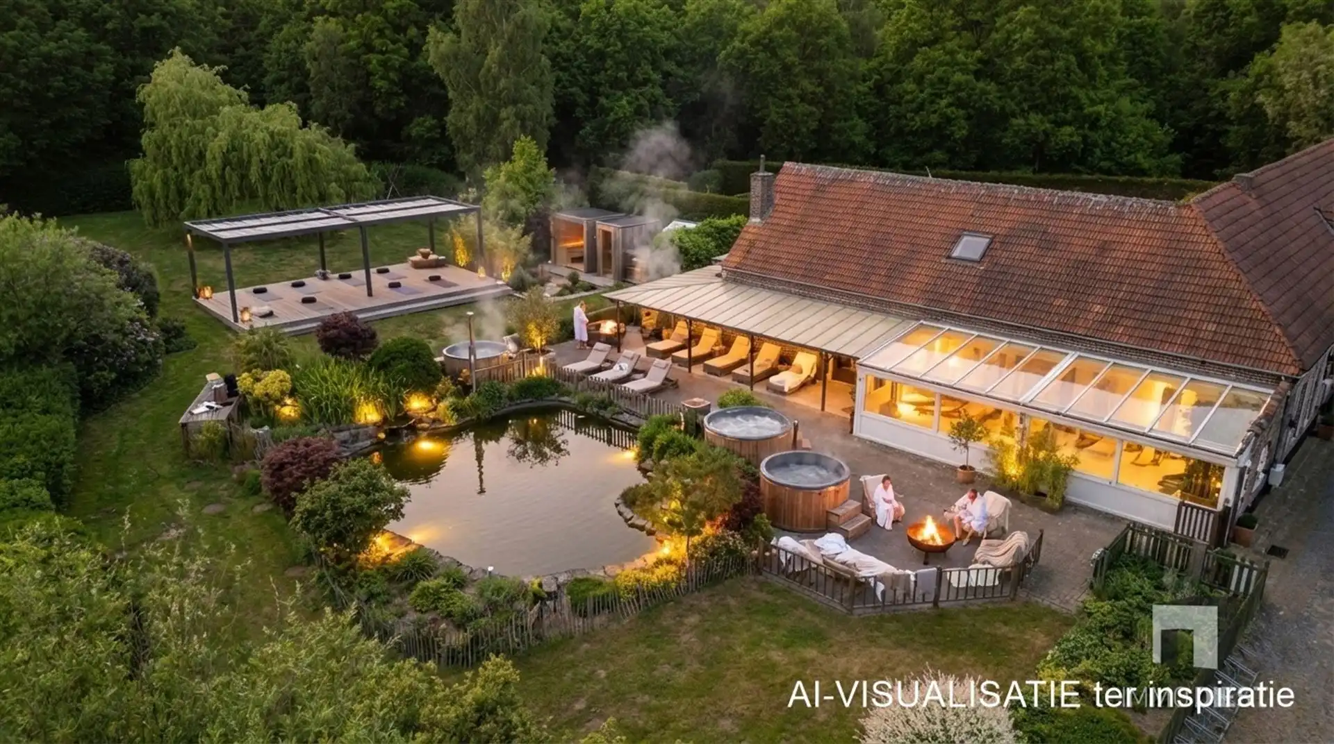 Brasserie - restaurant - feestzaal - privéwoonst foto 9