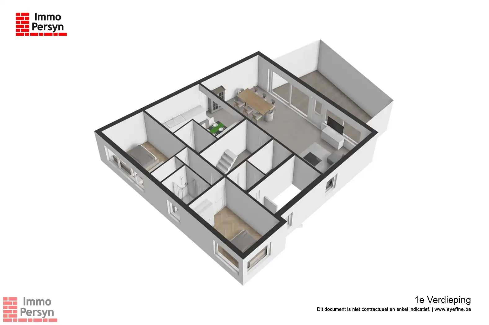 Modern en veelzijdig gebouw met 3 appartementen, rustige tuin en aanpalend perceel te Bekkevoort foto 61