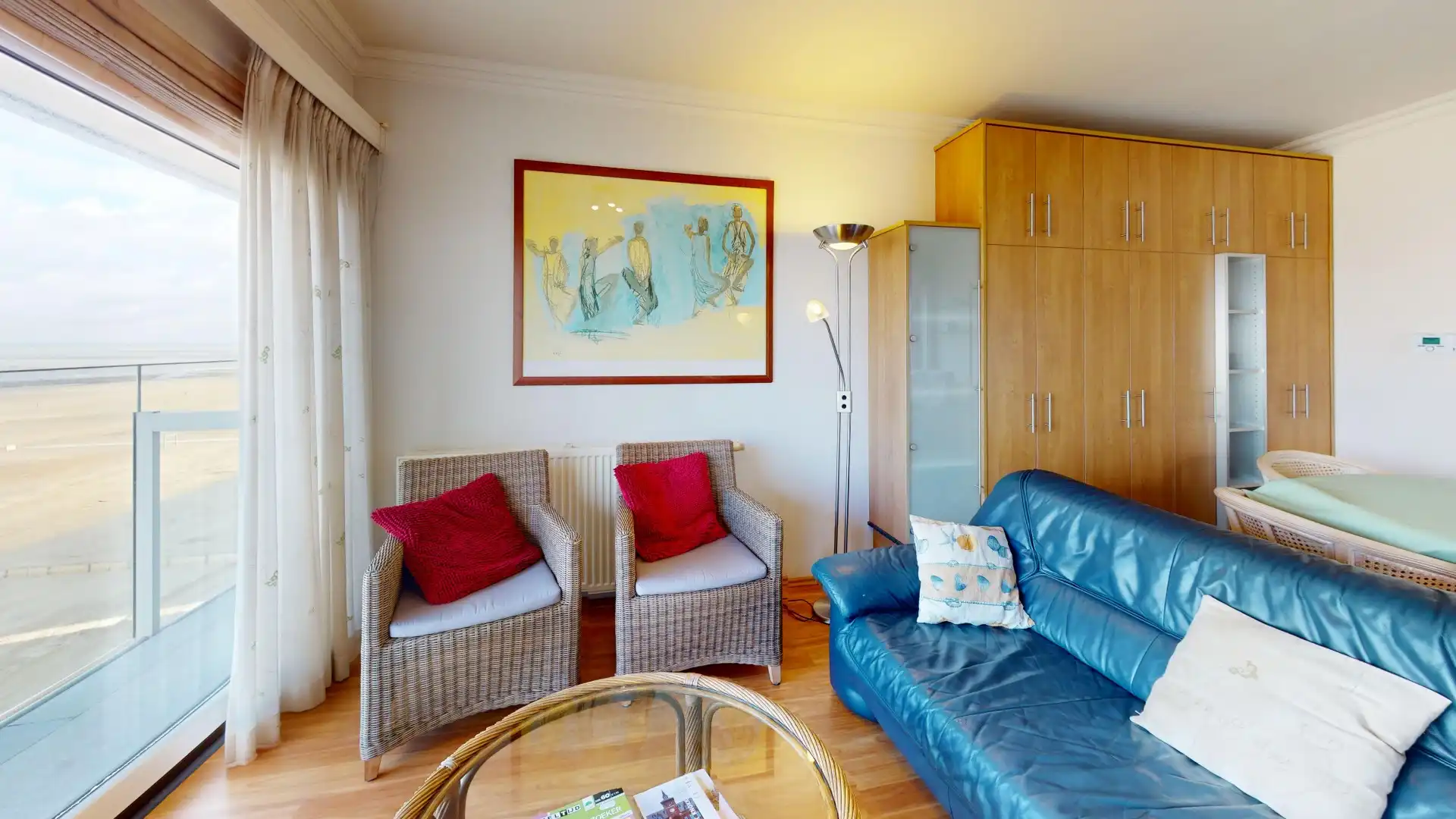 Mooi hoekappartement met frontaal zeezicht op de zeedijk in Heist foto 7