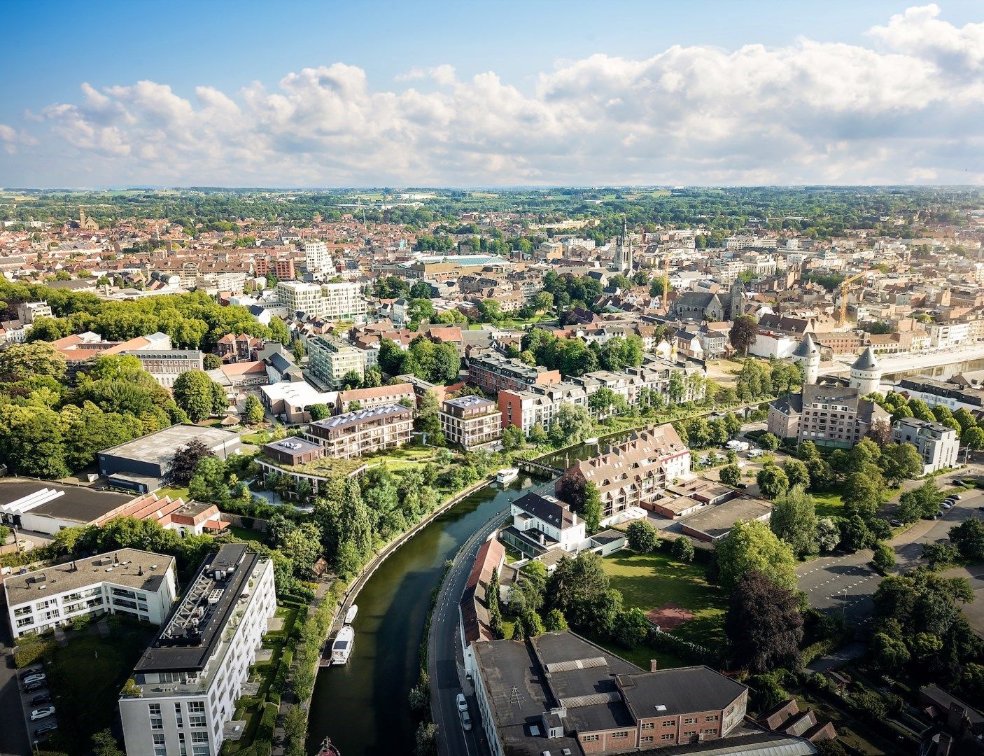 Woonhof aan de Leie – Luxueus wonen aan het water in Kortrijk foto 2