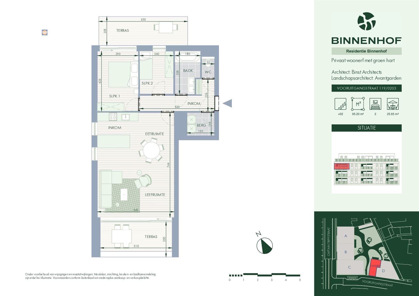 Comfortabel tweede-verdiepingsappartement met twee slaapkamers en terras foto 8