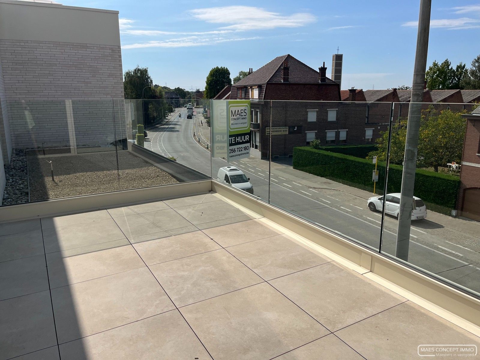 Prachtige penthouse te huur met 2 slaapkamers, terras voor- en achteraan in Vichte foto 20