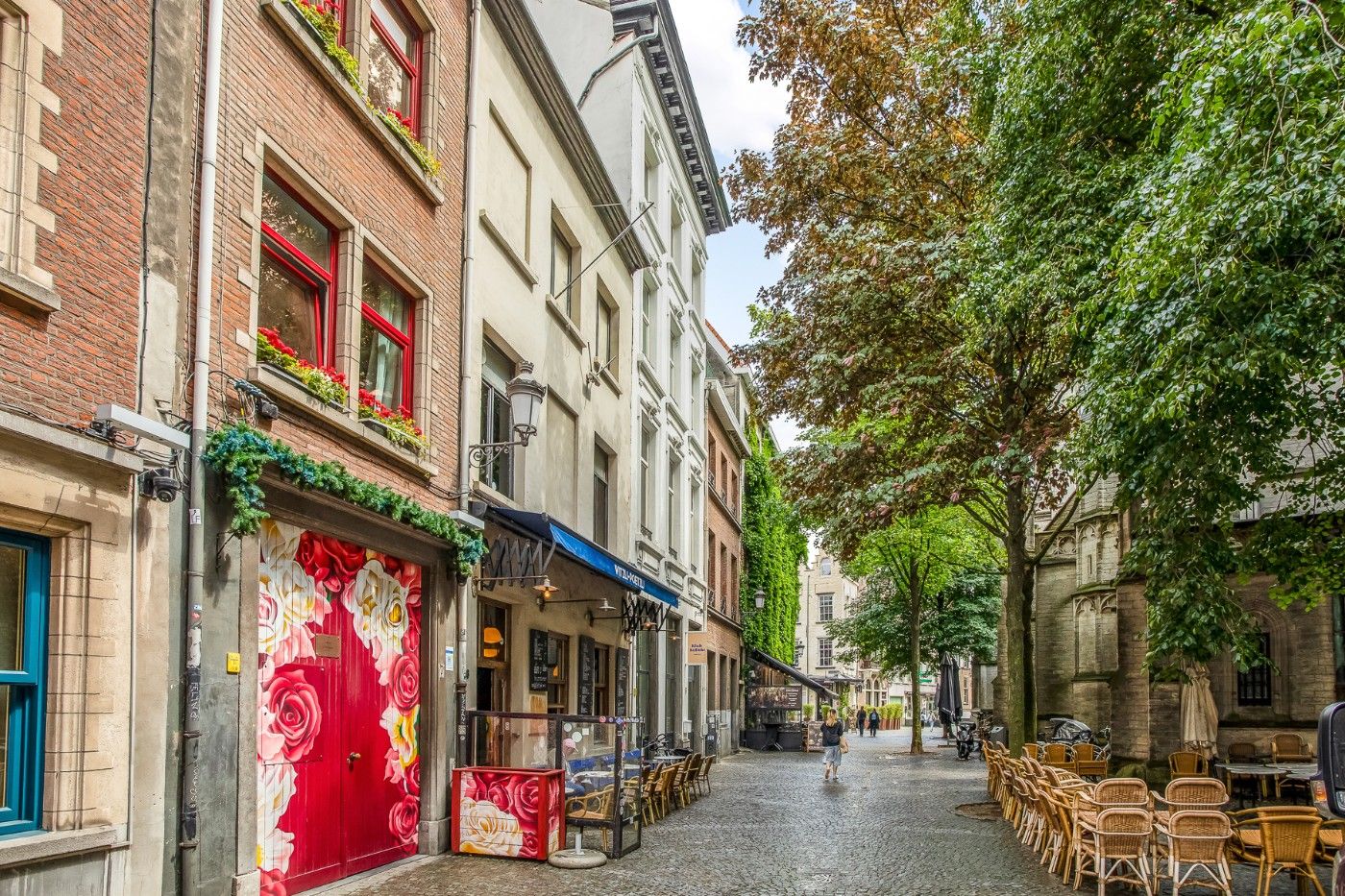 Mooi opgeknapt app. op 1e verd. met 2 slpk. in hartje van historisch Antwerpen foto 24