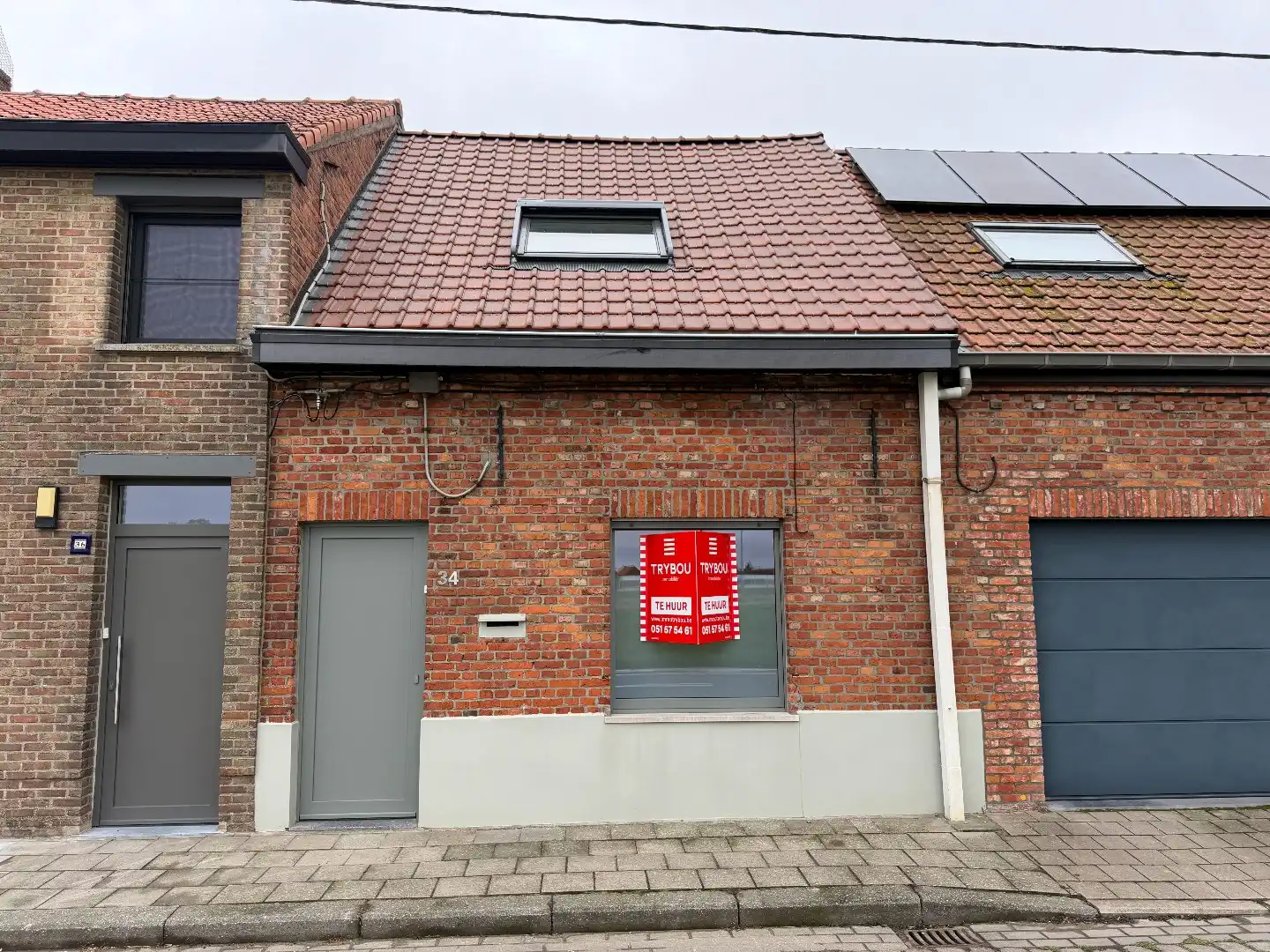 Rijhuis te huur Iepersteenweg 34 - - 8650 Merkem