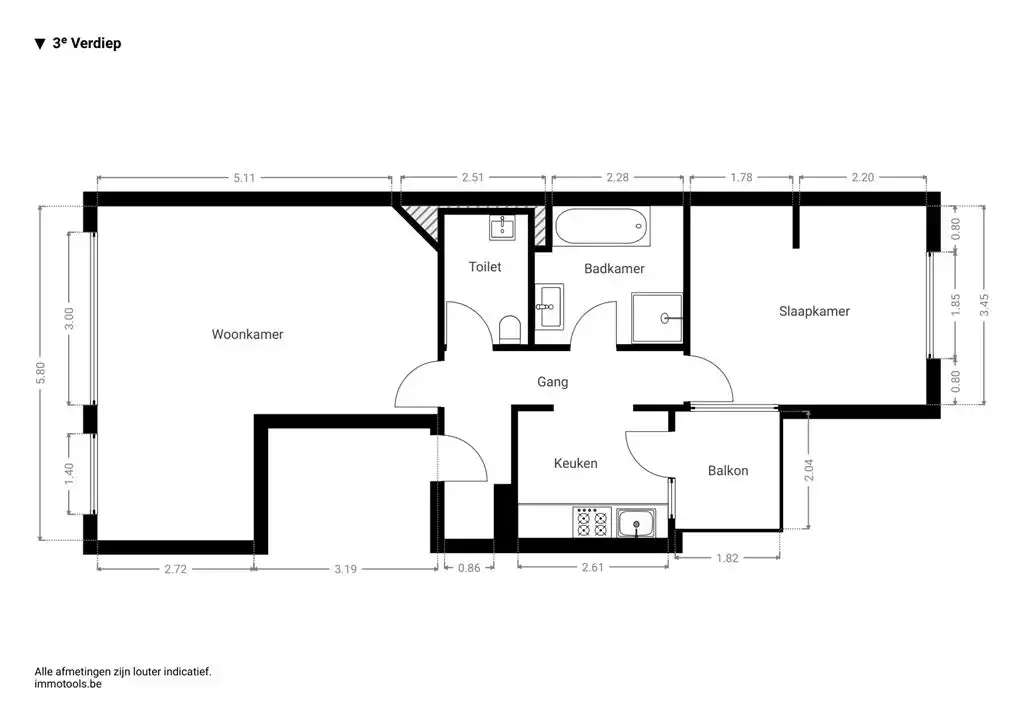 Instapklaar appartement met terras foto 18