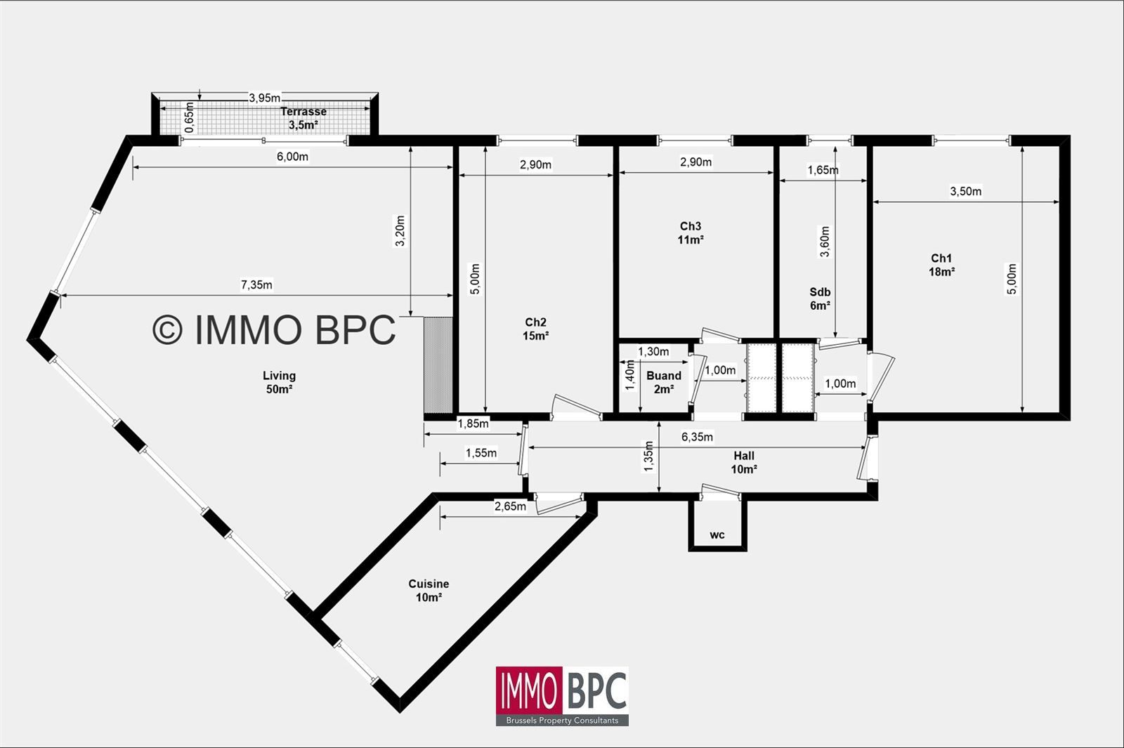volledig gerenoveerd appartement van 140 m² foto 4