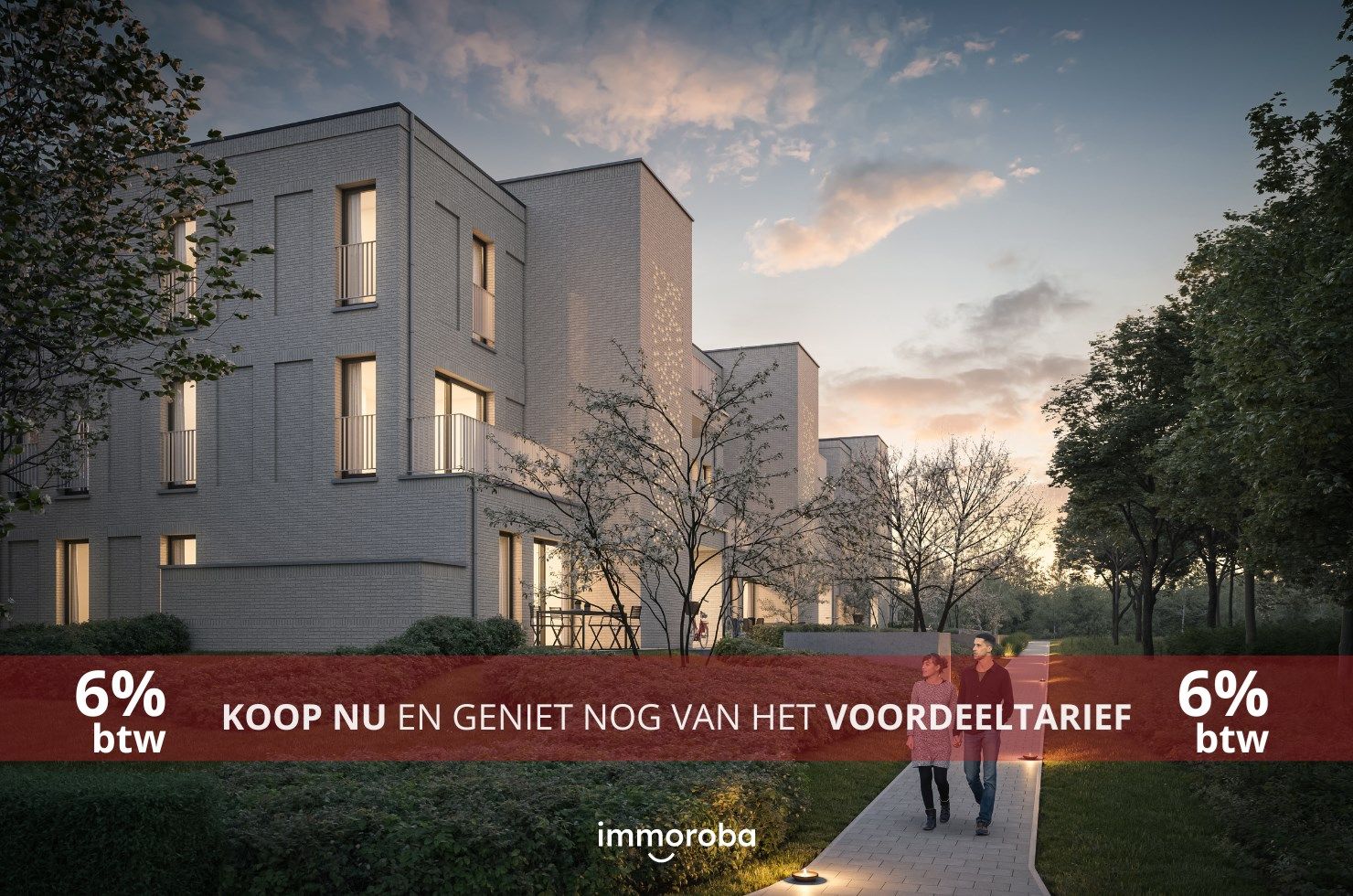 Mooi nieuwbouwappartement met terrassen voor- en achteraan foto {{pictureIndex}}