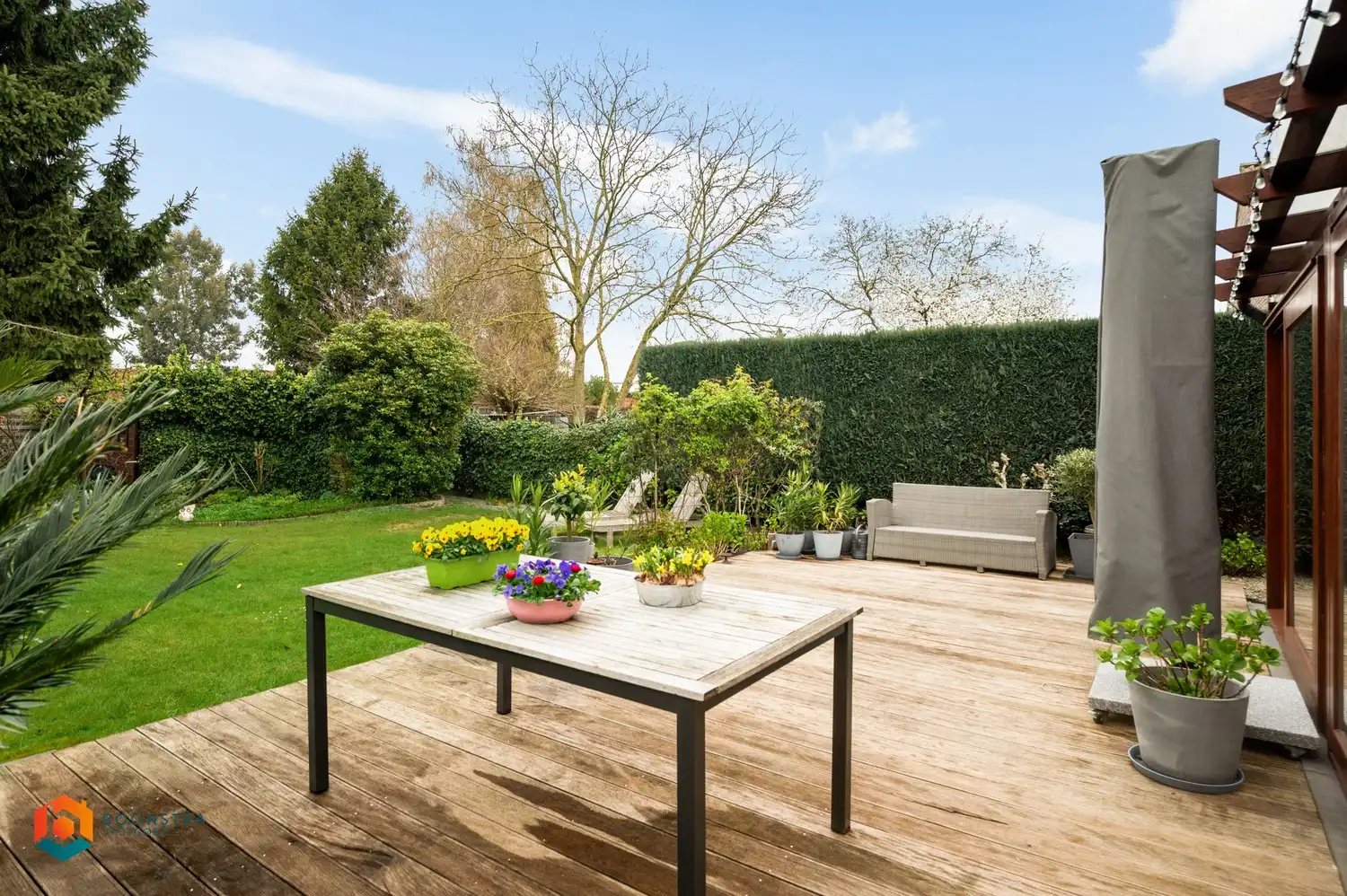 Open bebouwing met 3 slpkrs, bureauruimte en zonnige tuin op een perceel van 757 m² foto 22