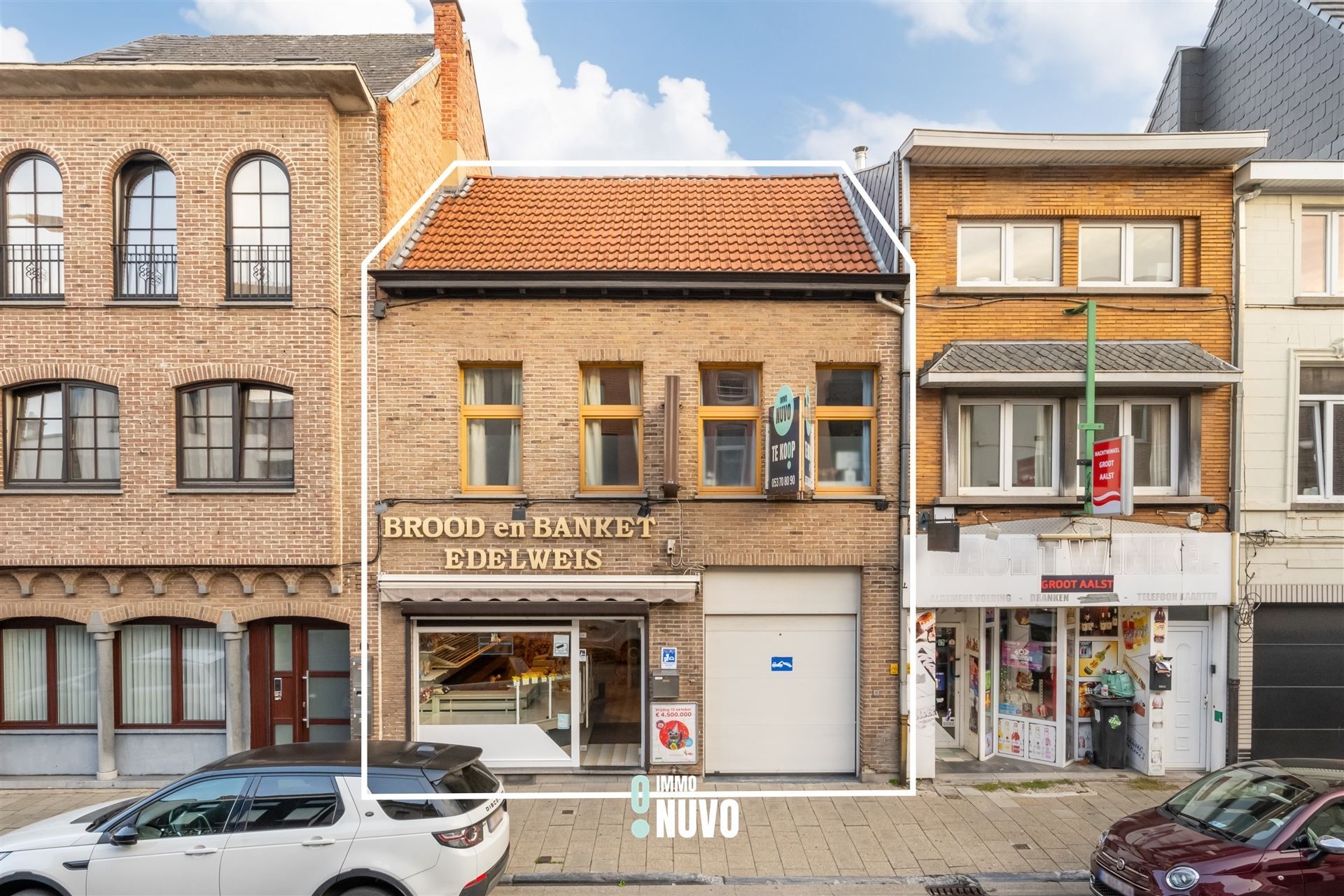 Handelspand met woonst op commerciële ligging te Aalst foto 14