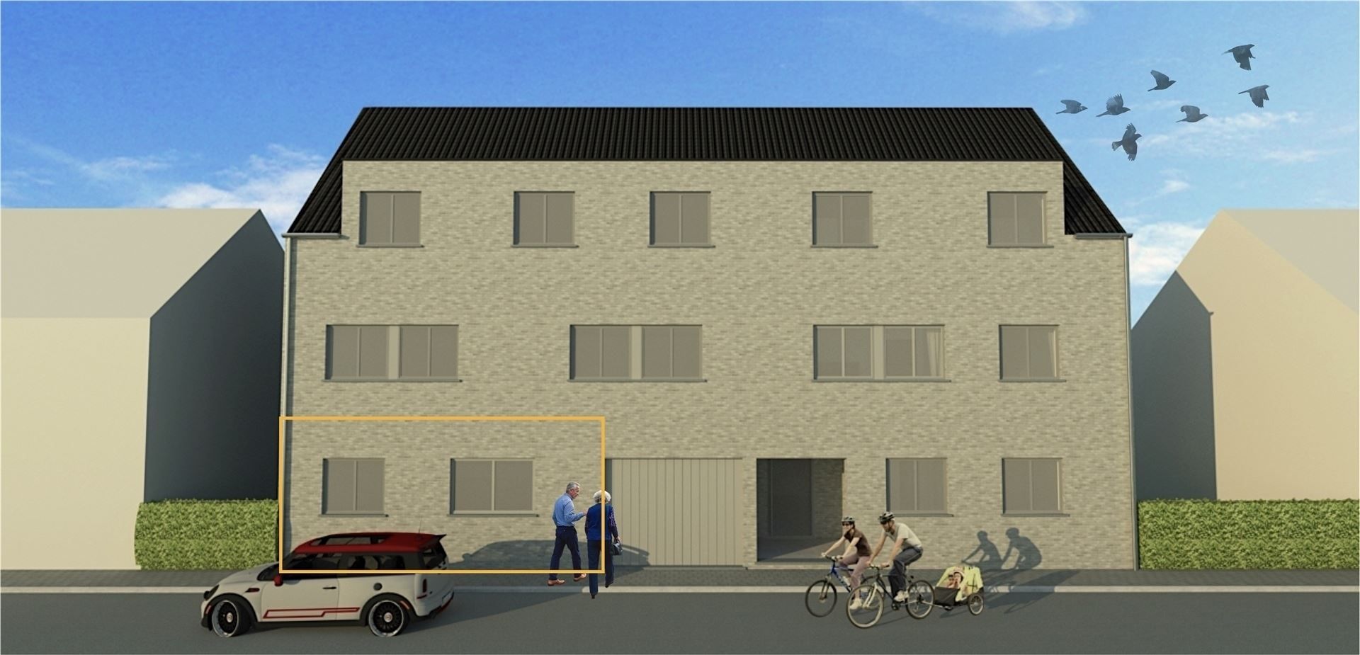 Casco gelijkvloers appartement met tuin & autostaanplaats. foto 22