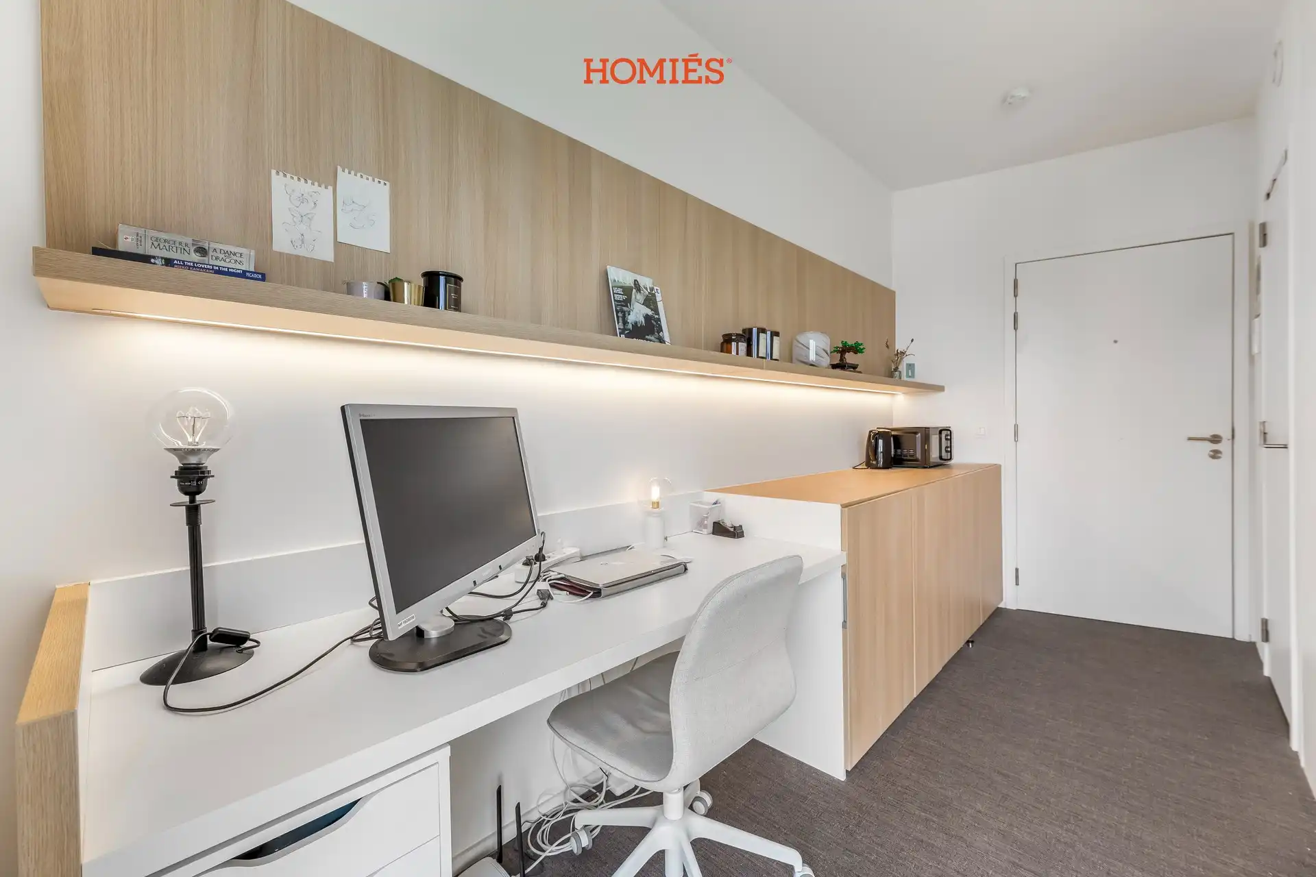 Instapklare studentenkamer met eigen sanitair op topligging foto 3