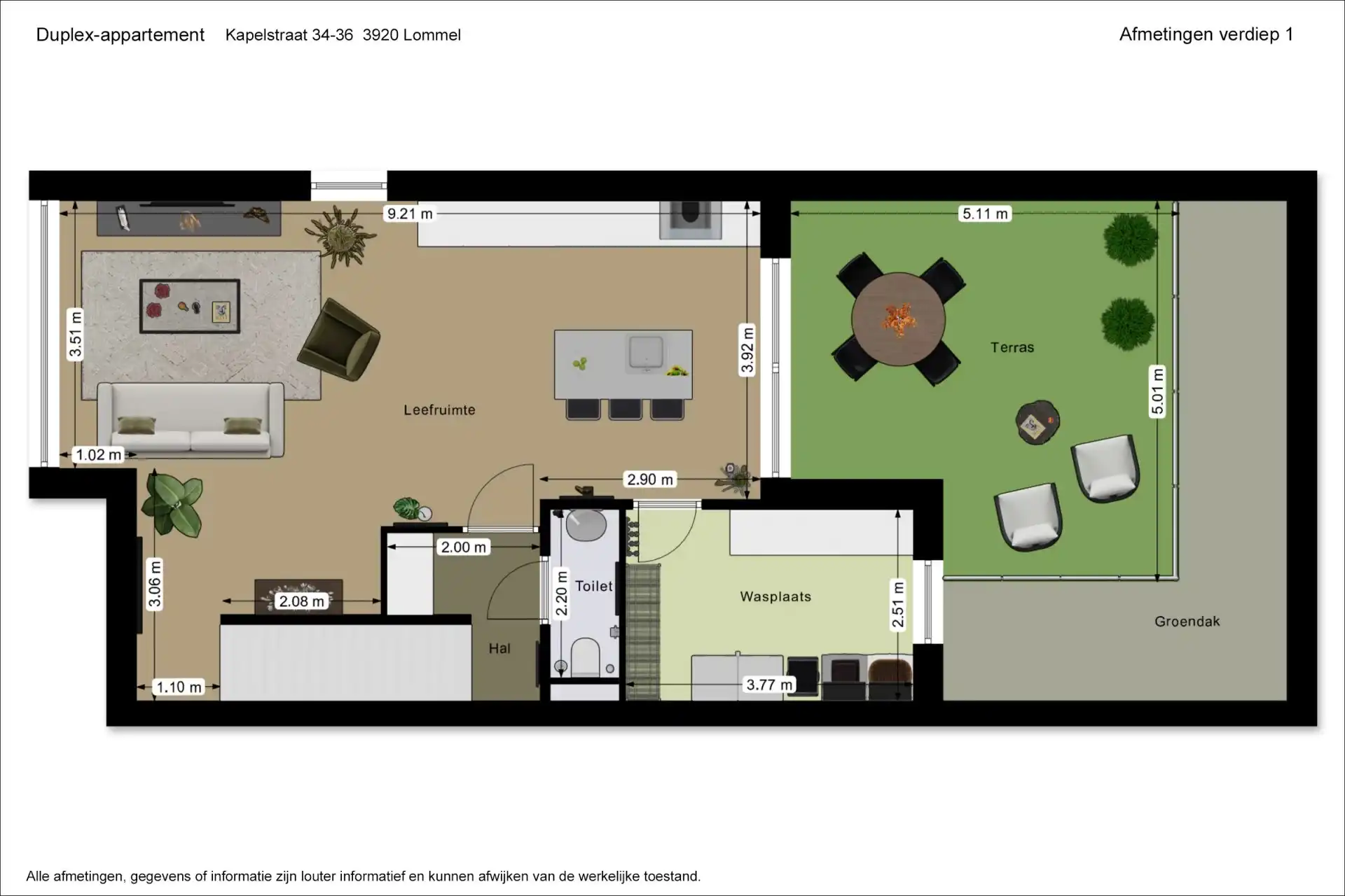 Nieuwbouwappartement (1st + 2de verd.) met 3 slaapkamers en mooie terrassen. foto 20