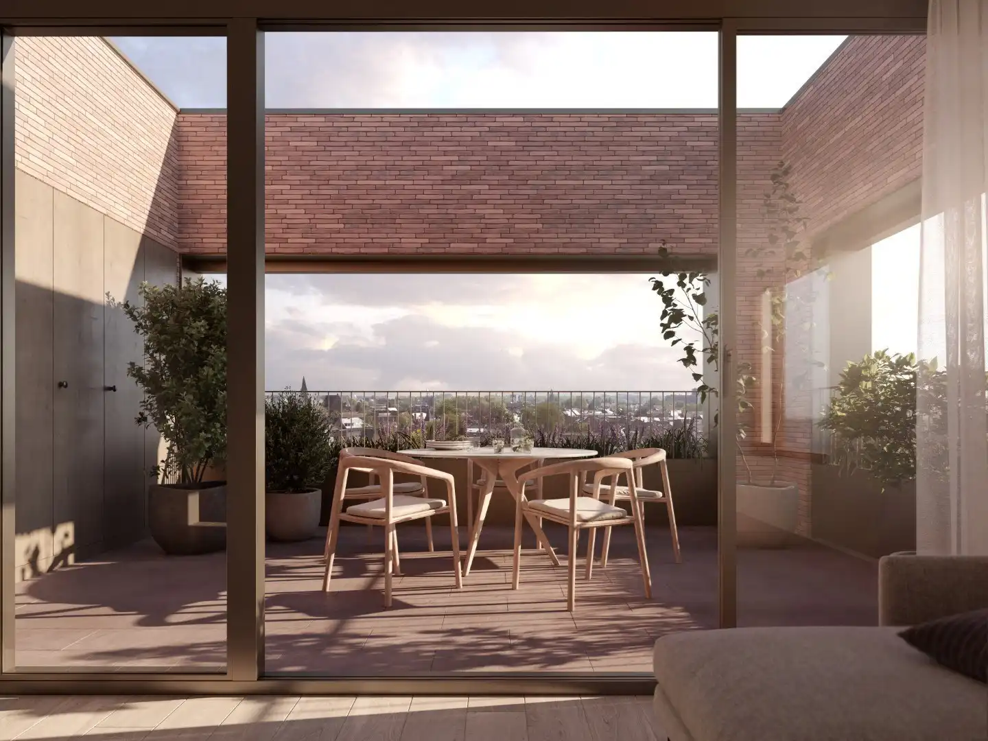 APPARTEMENT met terras, 53m², 1 slaapkamer - Res. B'HIVE foto 4