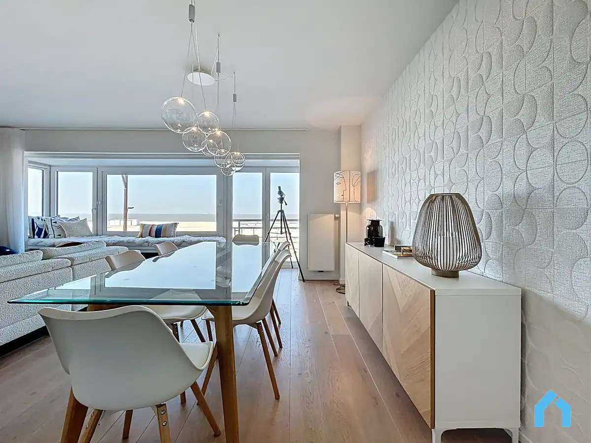 Luxe appartement met sublieme afwerking en frontaal zeezicht te huur! foto 11