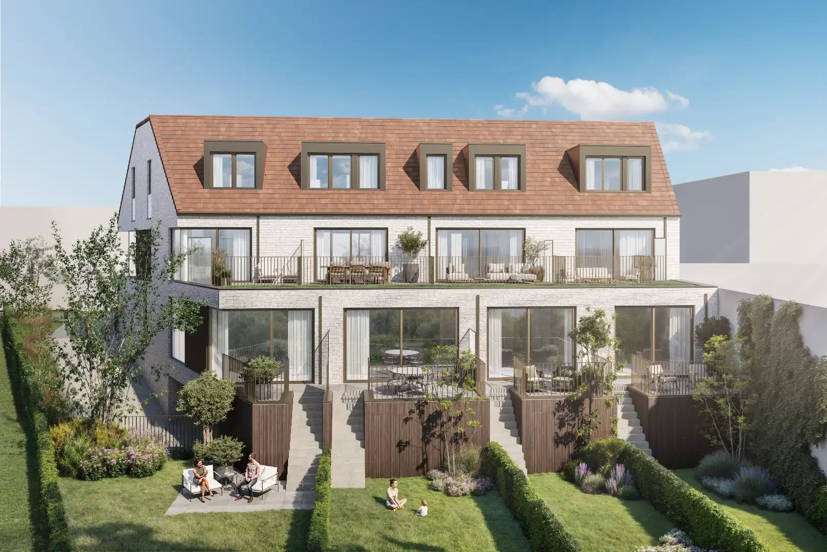 Nieuw, zuidgericht duplex woonappartement nabij centrum Knokke, Zegemeer & Scharpoord. Inpandige parking te koop. foto 4