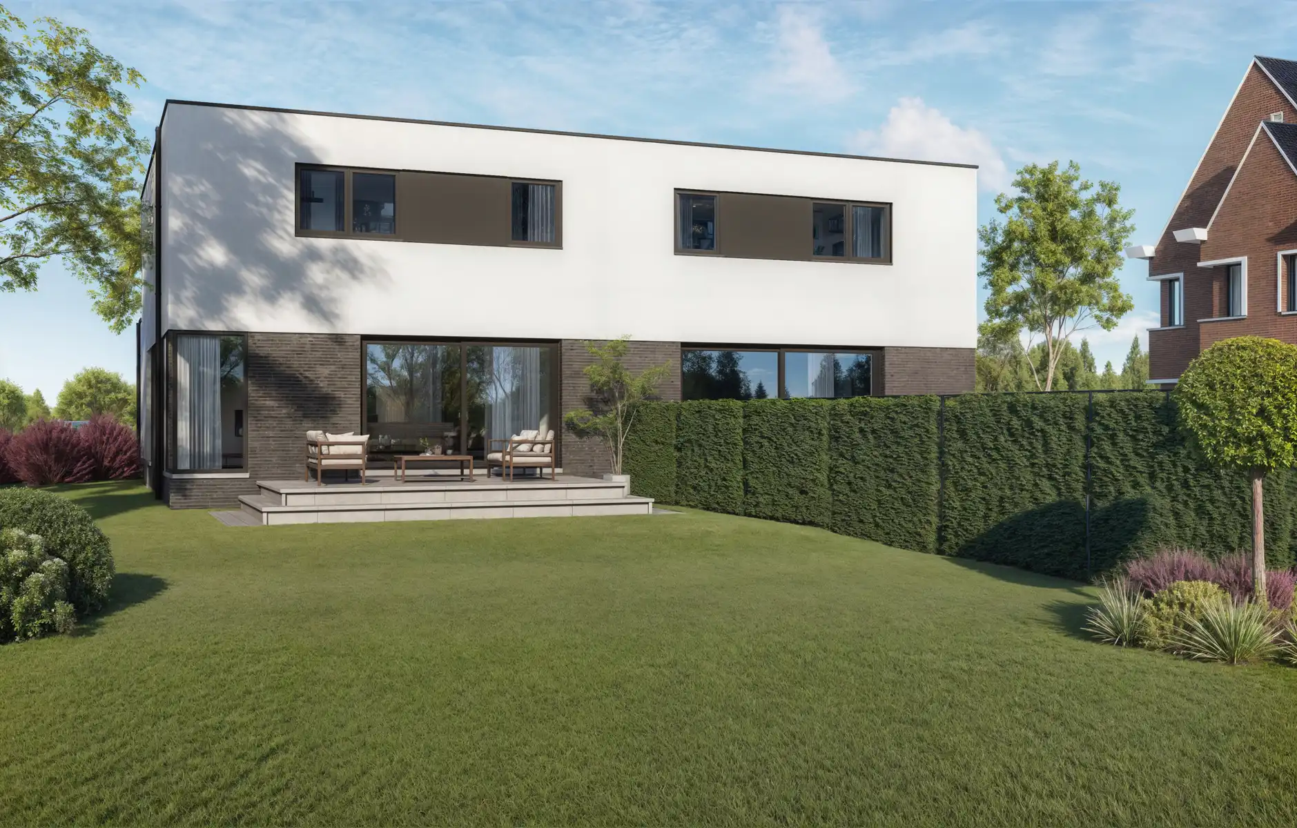 Moderne, energiezuinige (BEN) nieuwbouwwoningen in het landelijke Kalfort foto 3