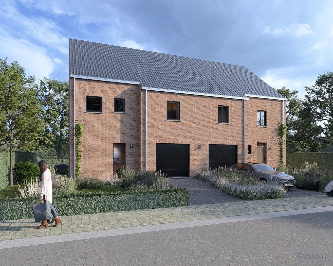 Landelijke halfopen nieuwbouwwoning te koop in Eindhout foto {{pictureIndex}}