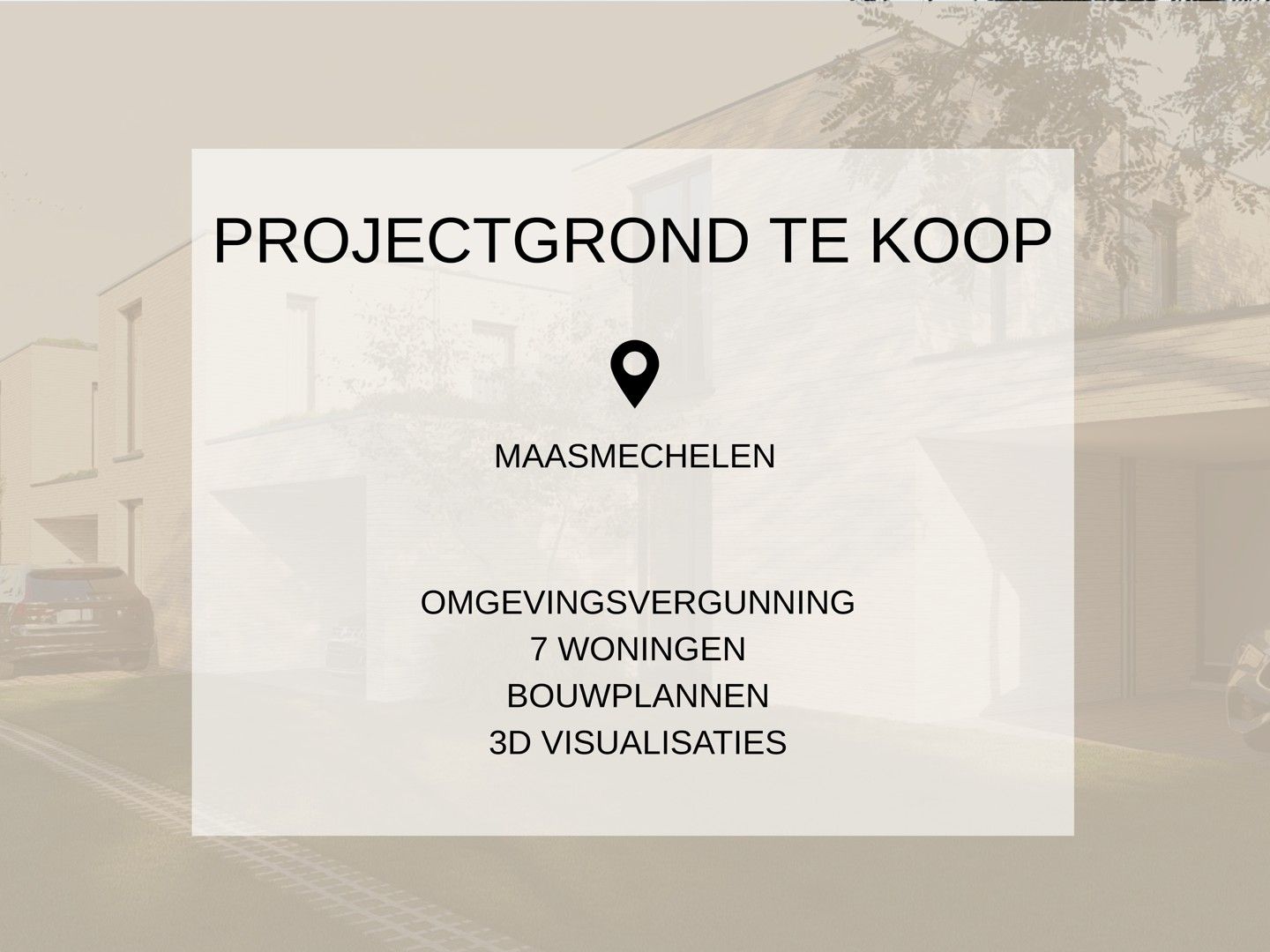 Projectgrond met goedgekeurde plannen voor 7 woningen foto {{pictureIndex}}