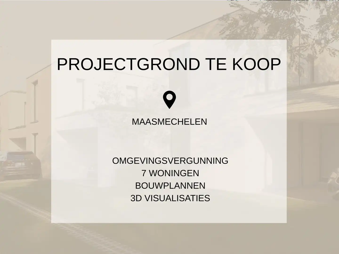 Projectgrond met goedgekeurde plannen voor 7 woningen foto {{pictureIndex}}