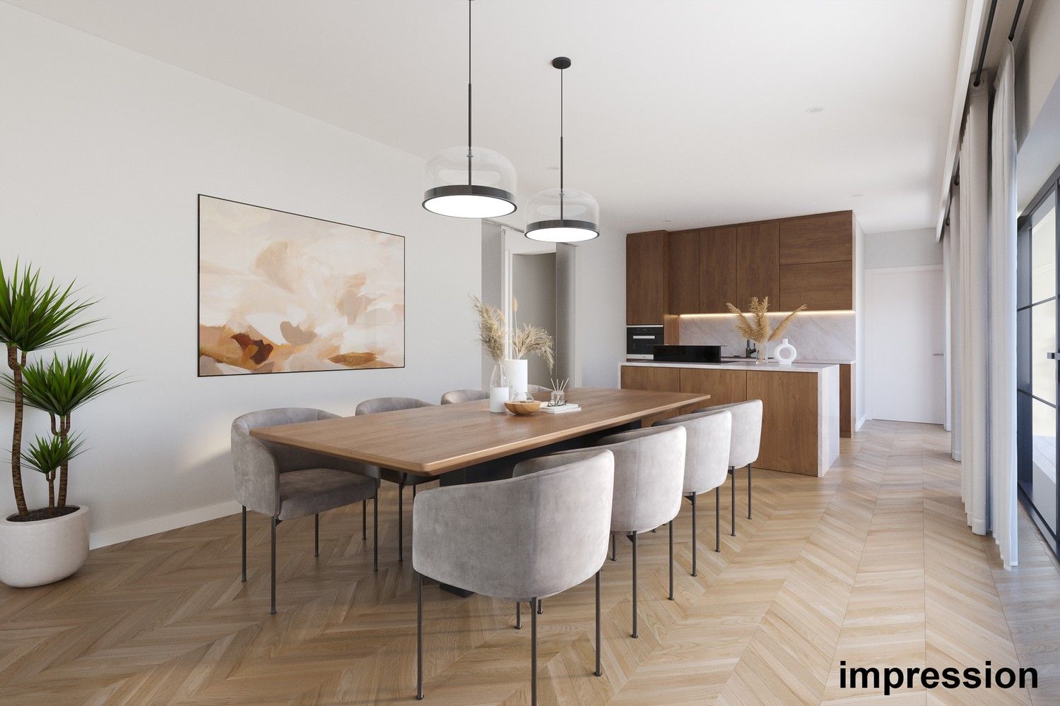 Gelijkvloerse villa met 3 slpkrs op 1503m² te Keerbergen foto 7