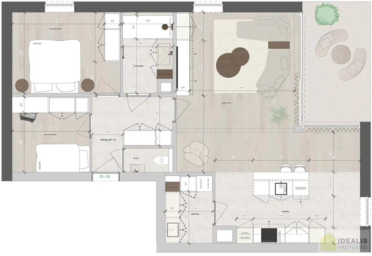 Appartement 35 AMIEL foto 2