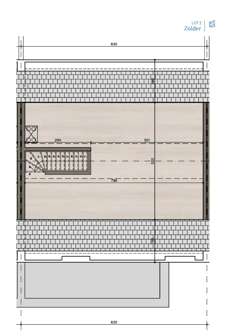Moderne woning met inpandige garage, 3 slpk en vaste trap naar zolder (lot 02) foto 7