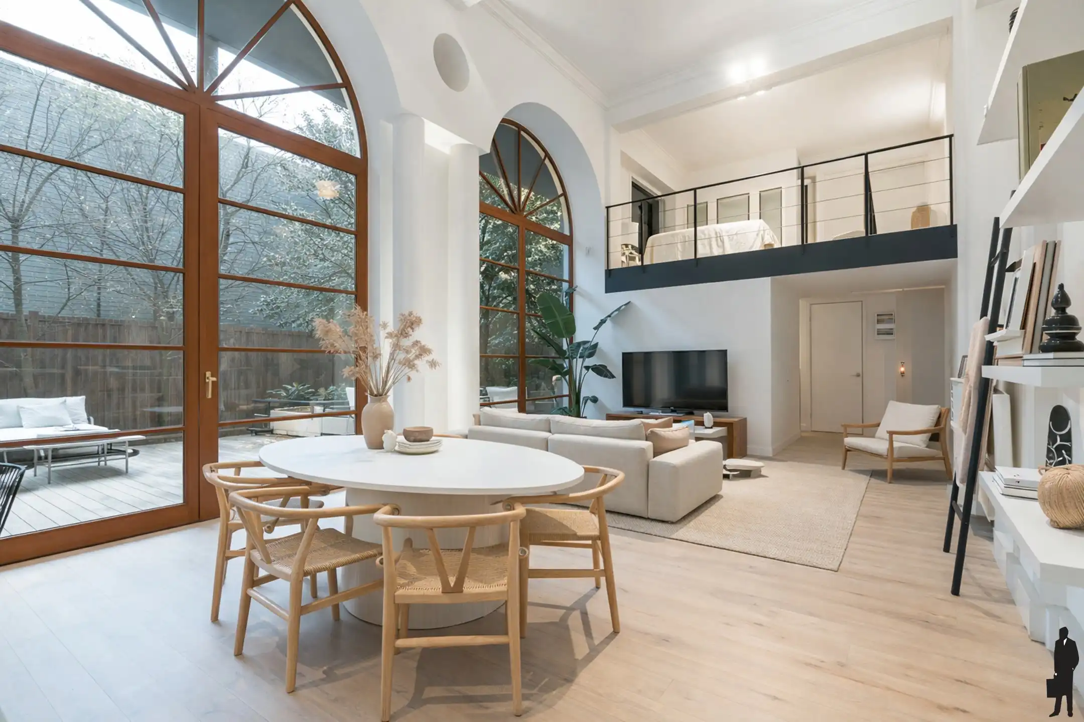 Uitzonderlijk gelijkvloers appartement met ruim terras foto {{pictureIndex}}
