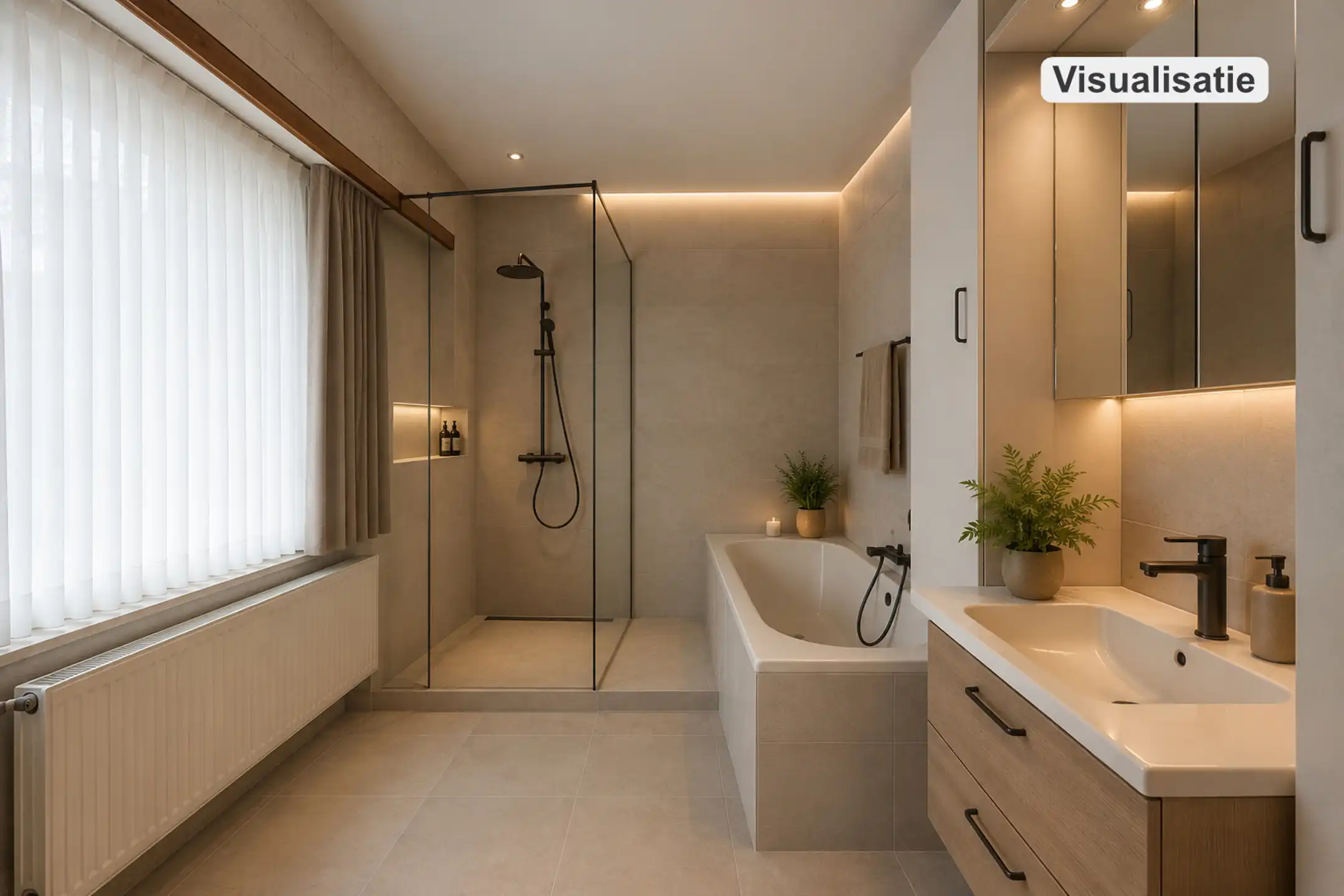 Te renoveren 3slpk-woning met 2 garages & tuin nabij centrum foto 17