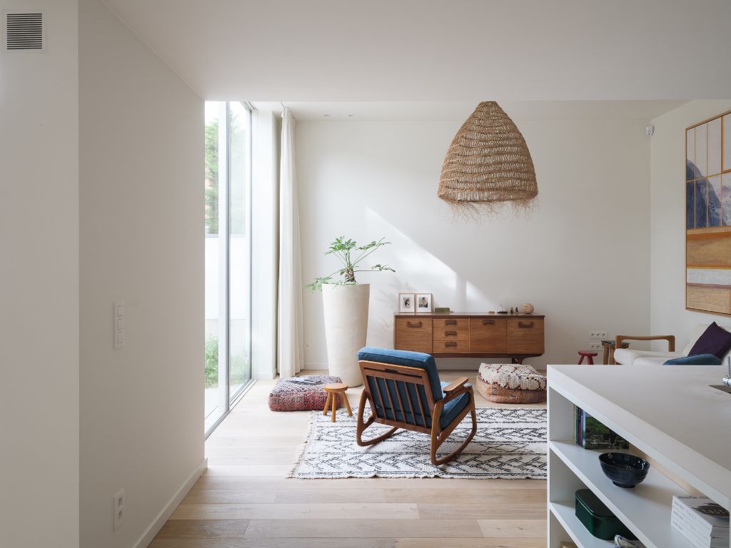 Architecturaal appartement met 3 slaapkamers, gelegen aan de Schelde. foto {{pictureIndex}}