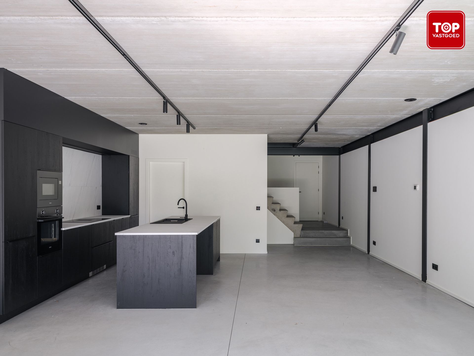 Energiezuinige (A+) designwoning met 3 slaapkamers, zonnige tuin en luxueuze betonafwerking in Vlierzele foto 15