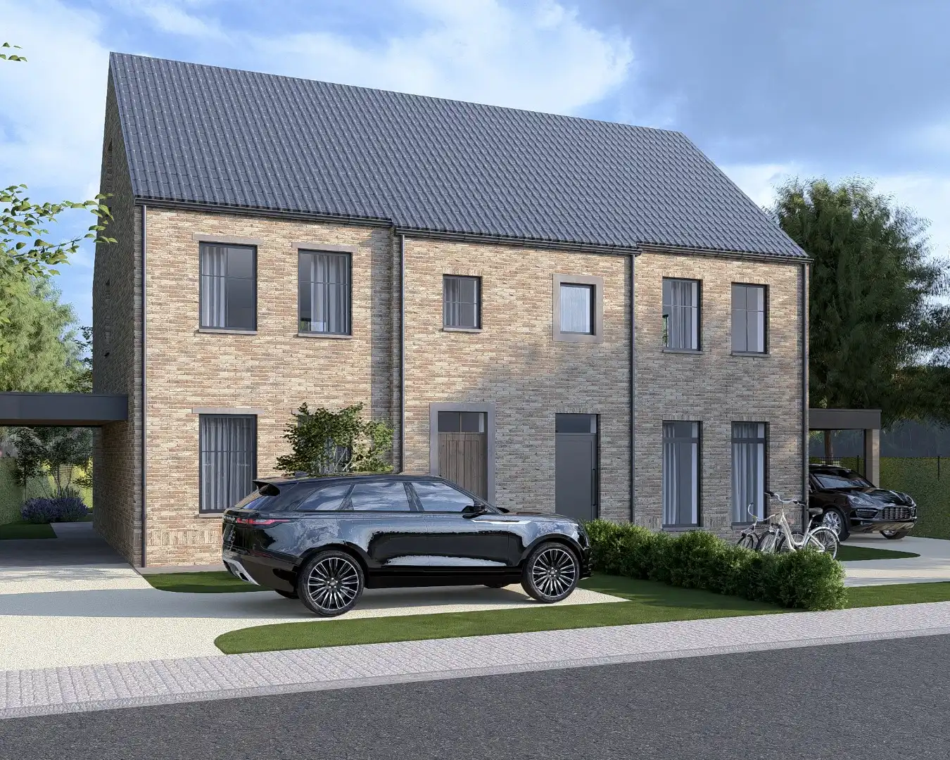 Halfvrijstaande nieuwbouwwoning gelegen op een perceel van 3a23ca op een gunstige locatie nabij het centrum van Bree!  foto 4