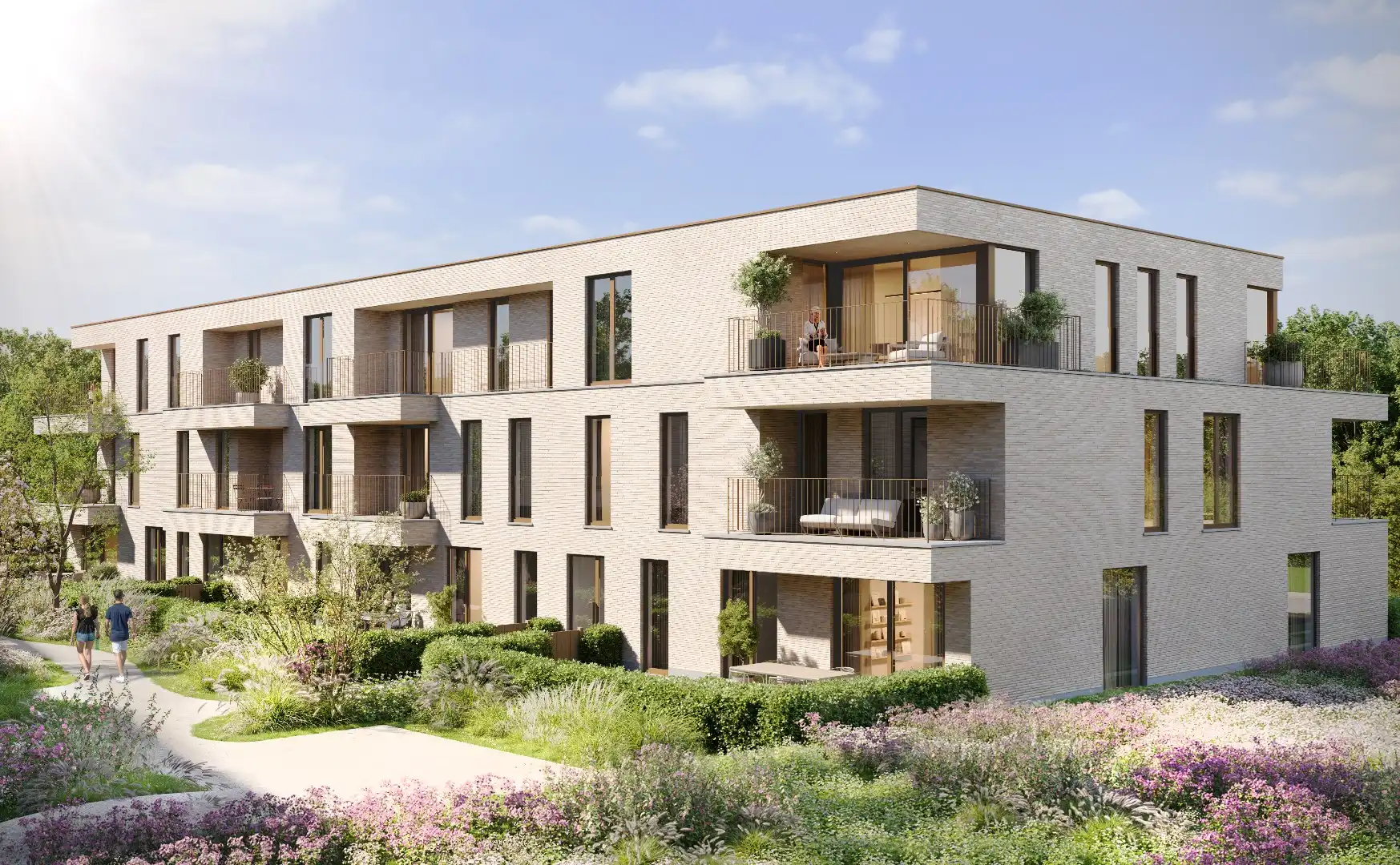 Stijlvolle appartementen vlakbij park Baron Casier in hartje Waregem! foto {{pictureIndex}}