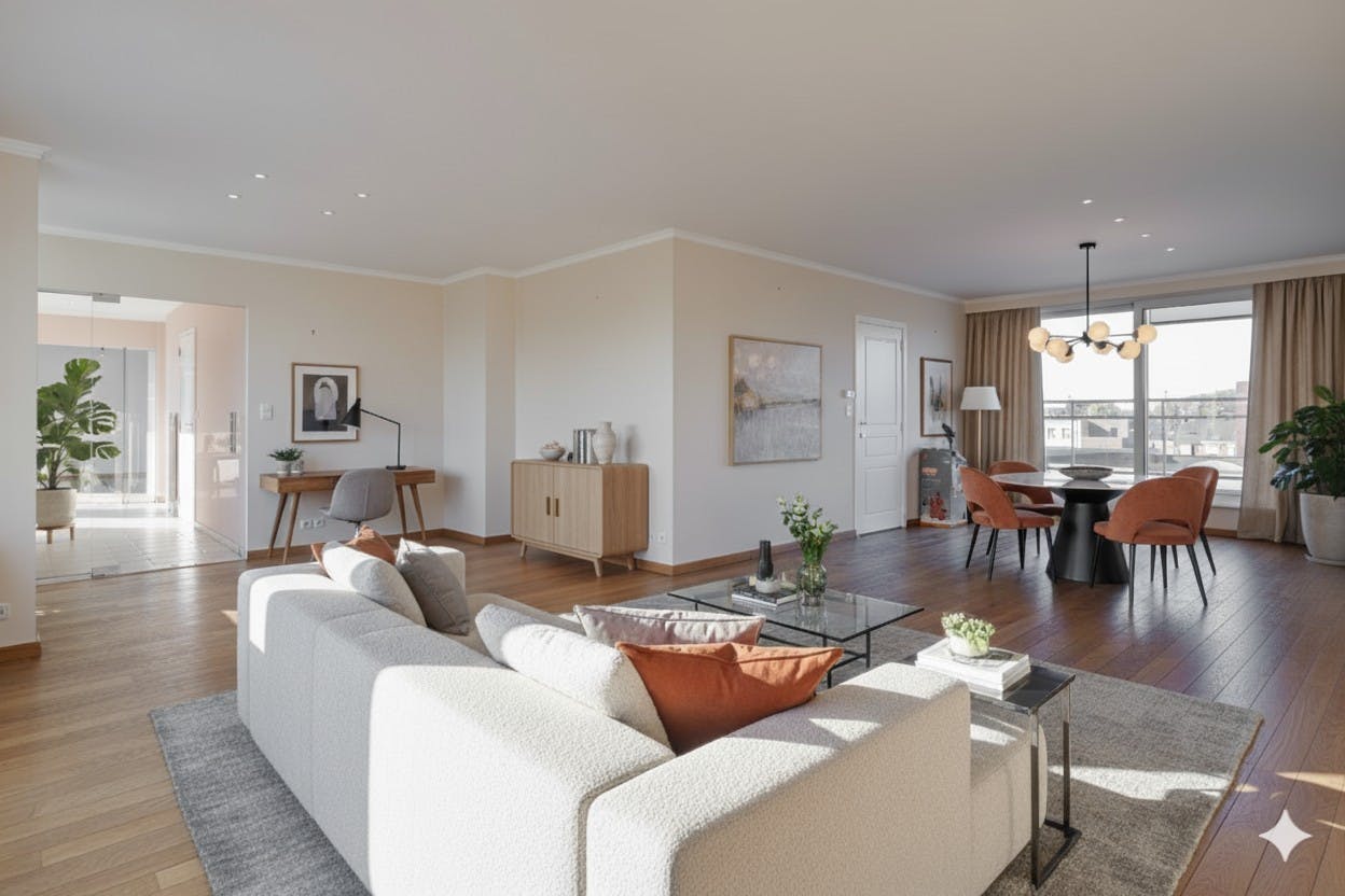 Zeer ruim dakappartement van 279 m² te koop in Roeselare foto 2