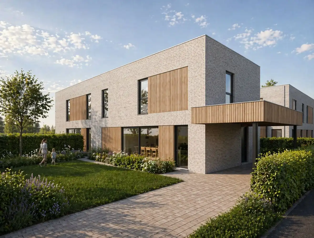 8 moderne nieuwbouwwoningen op percelen van 3 are foto 2