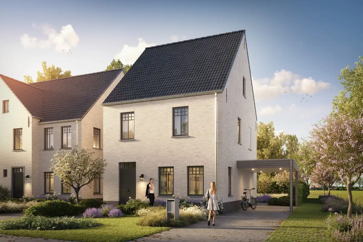 Energiezuinige nieuwbouwwoningen te Brielen foto {{pictureIndex}}