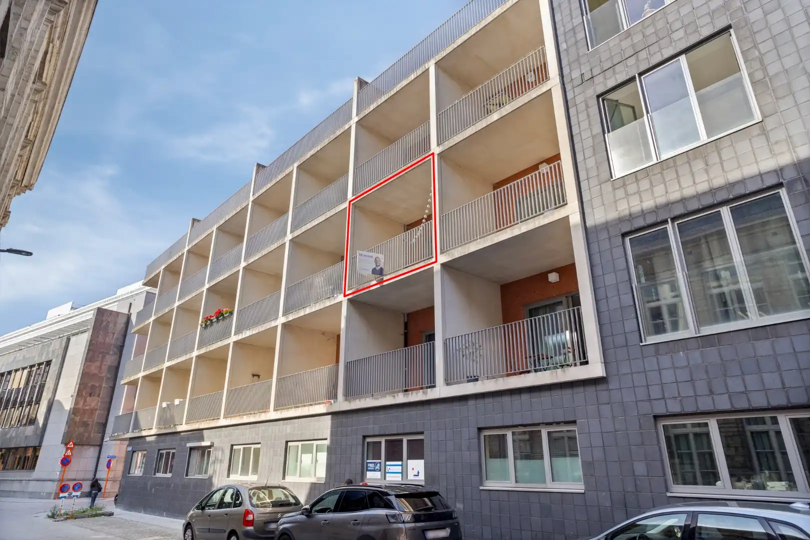 Studio met ruim terras, ondergrondse autostaanplaats en private kelderberging in Leuven! - EPC 60 kWh/m² - bewoonbare opp. 47 m² foto 2