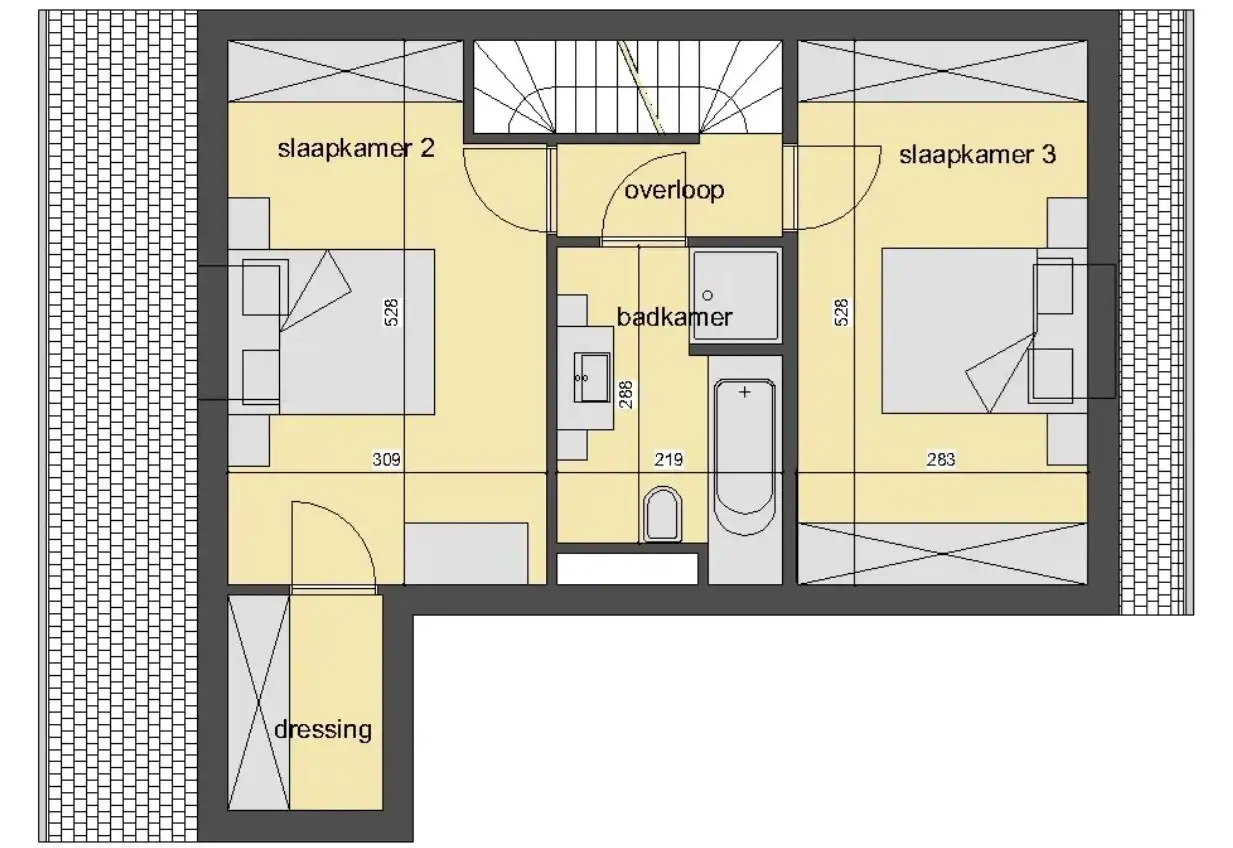 Ruim en lichtrijk 3 SLK duplex appartement foto 13