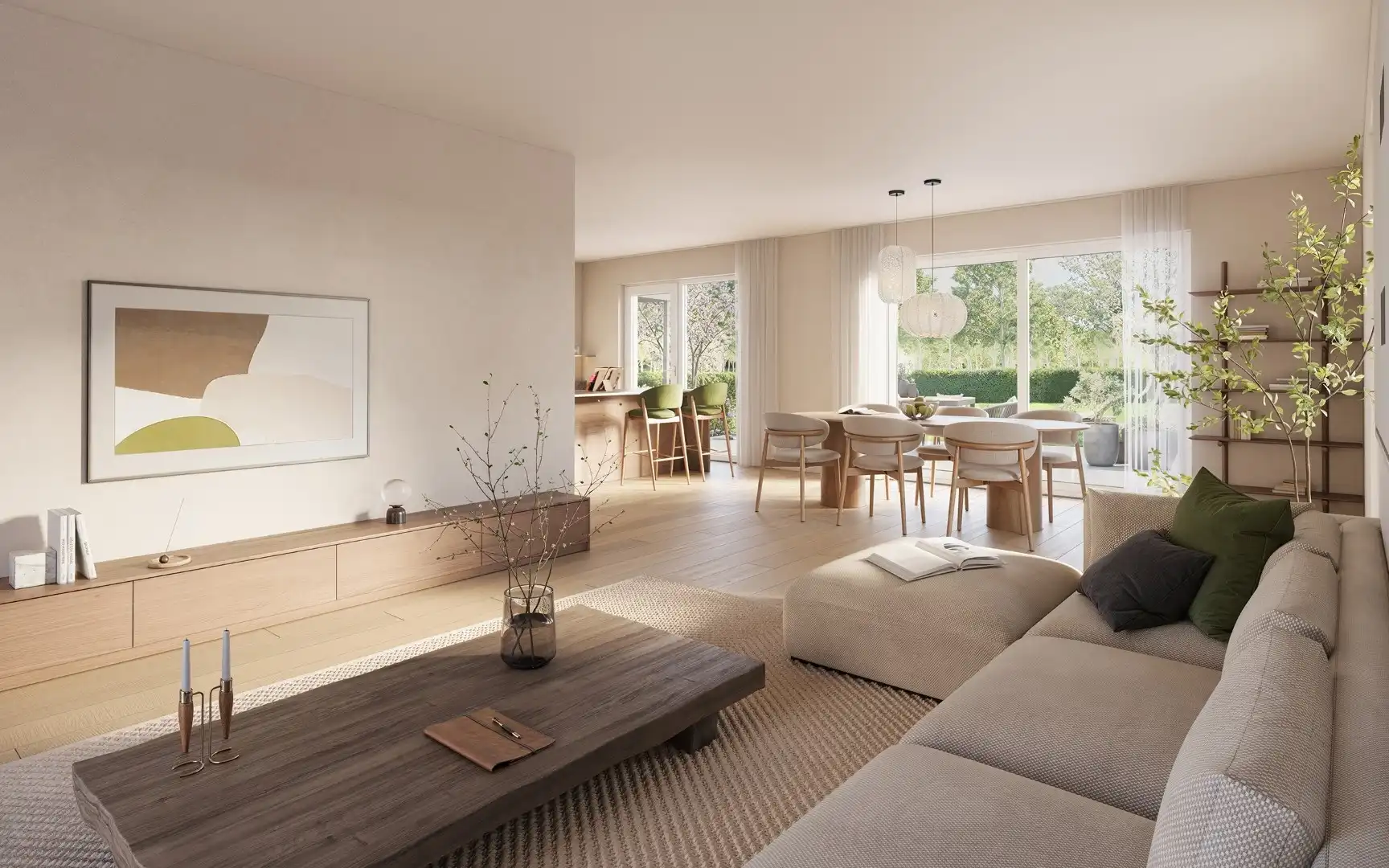 Energiezuinige open bebouwing met grote tuin foto 3