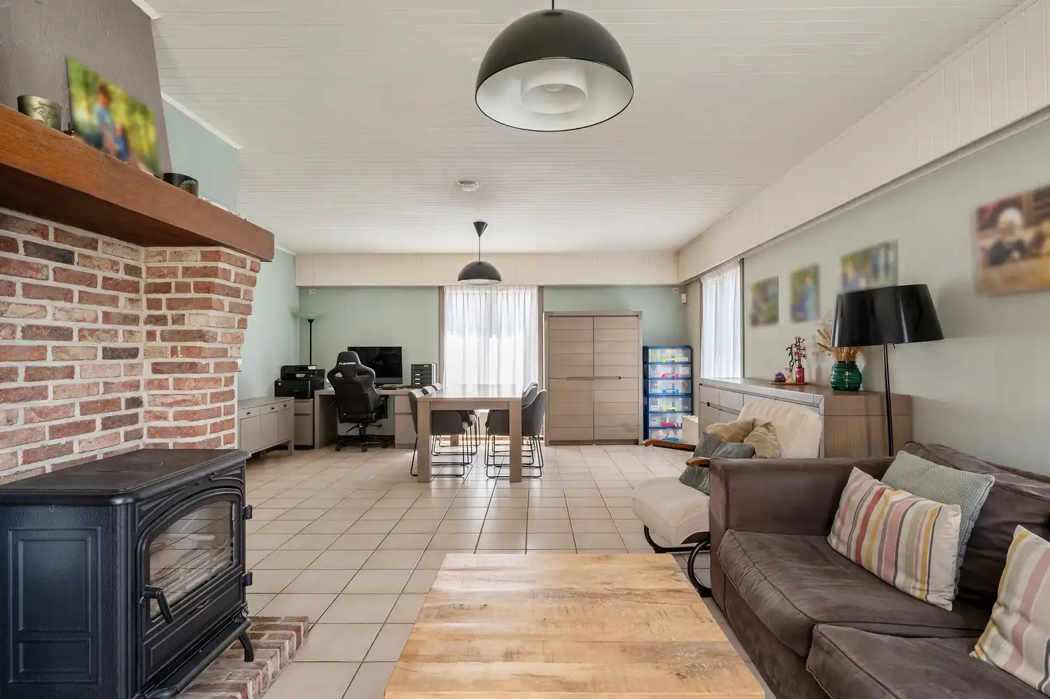Instapklare open bebouwing op een ruim perceel van 1.185 m², landelijk gelegen met een prachtig vrij uitzicht aan de achterzijde. foto 12