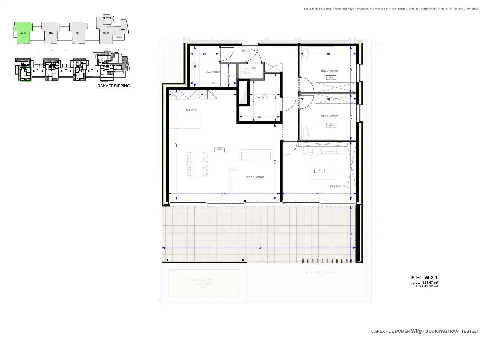 Penthouse 3 slpk met mega terras foto 3