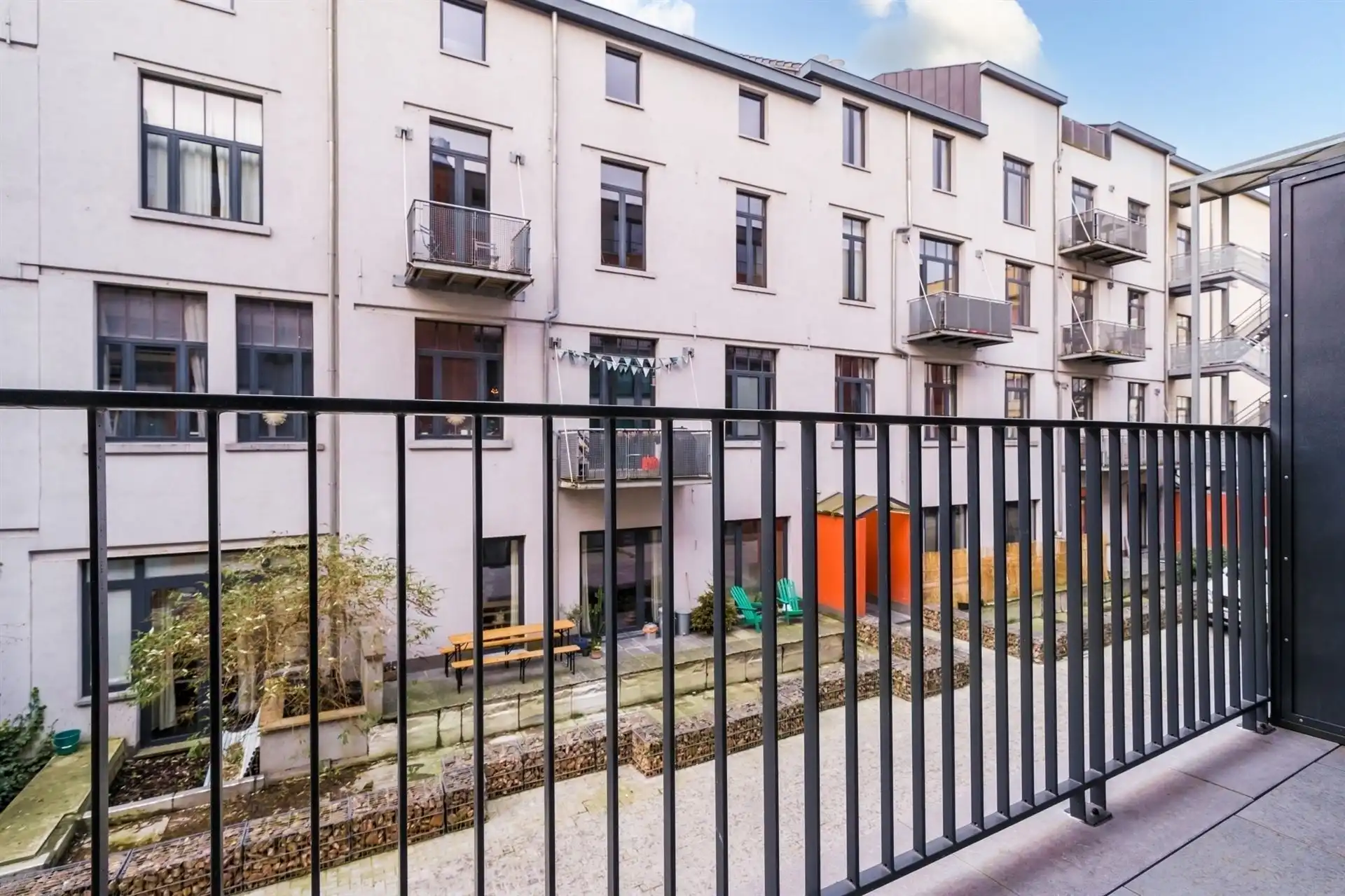 Prachtige nieuwe 2 slpk duplex met binnenplaats/terras ! foto 12