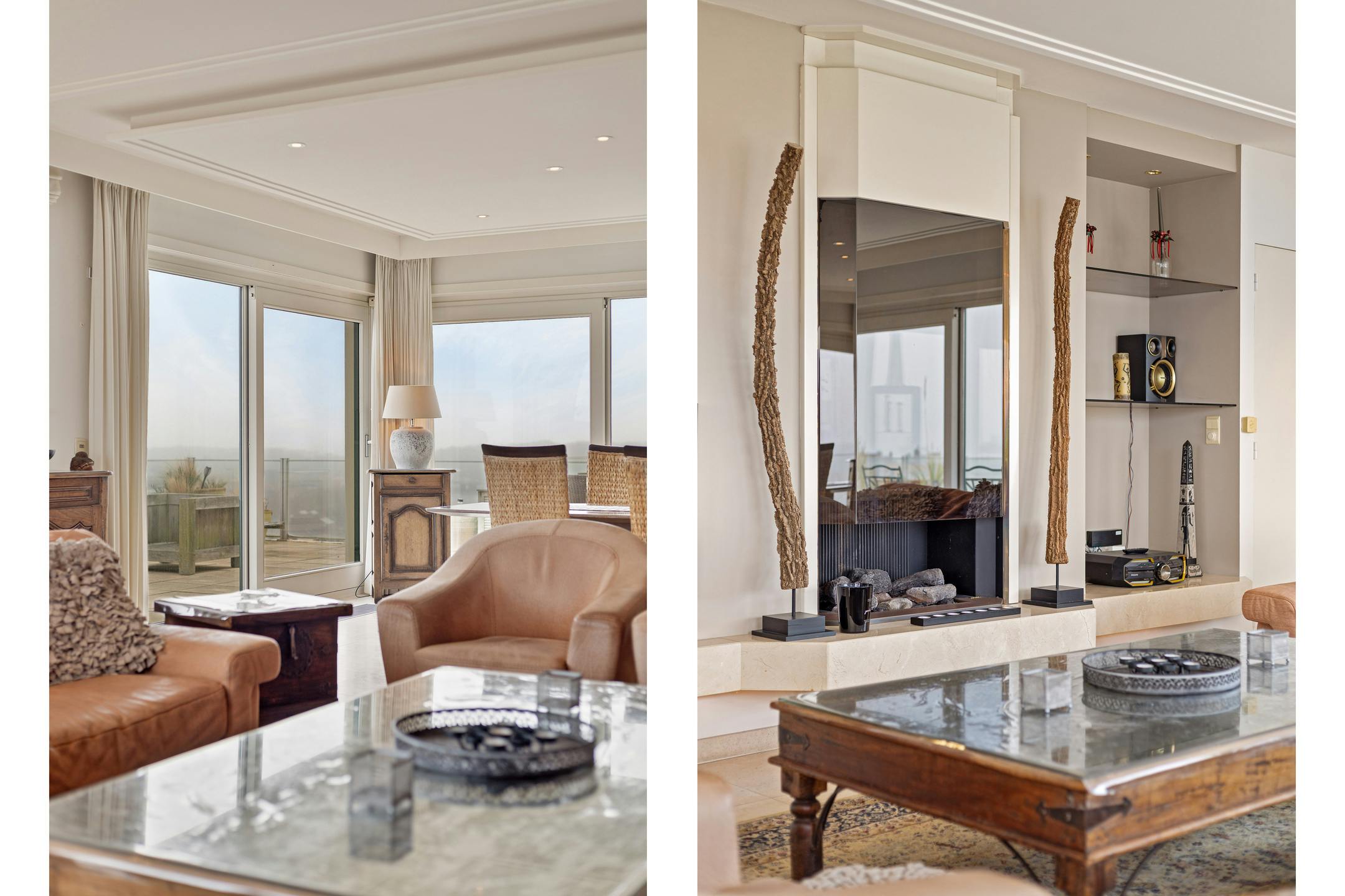 Twee penthouses met ruime terrassen en garage in De Panne foto 9