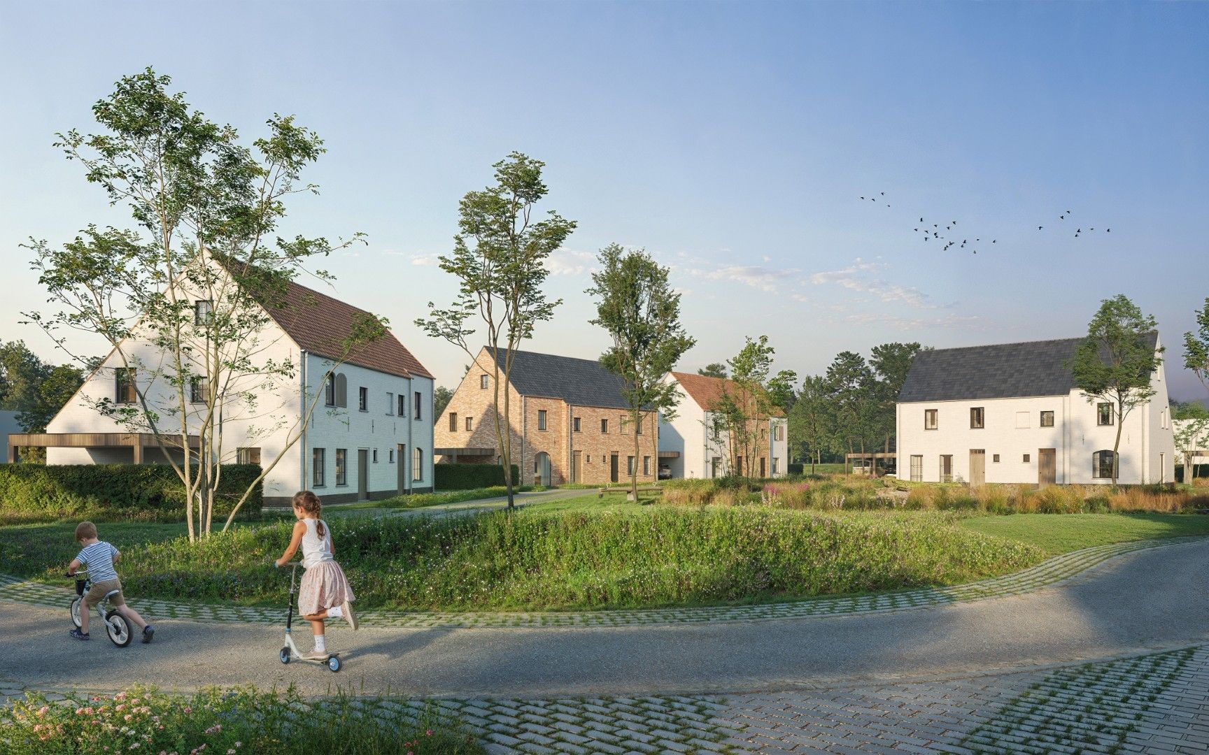 Energiezuinige halfopen bebouwing in Merelbeke foto 2