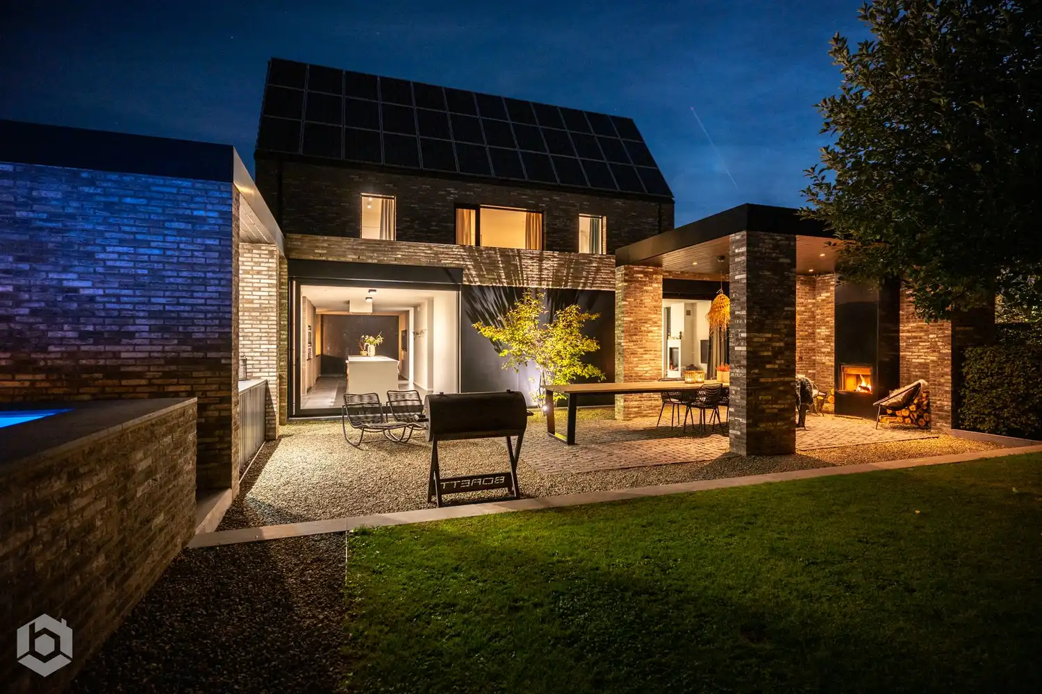 Energiezuinige villa met zwembad, wellness en praktijkruimte op een perceel van 998 m² te Putte foto 22