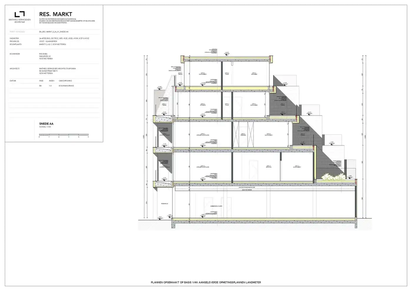 Nieuwbouwappartement met EPC A en terras in Wetteren te koop foto 8