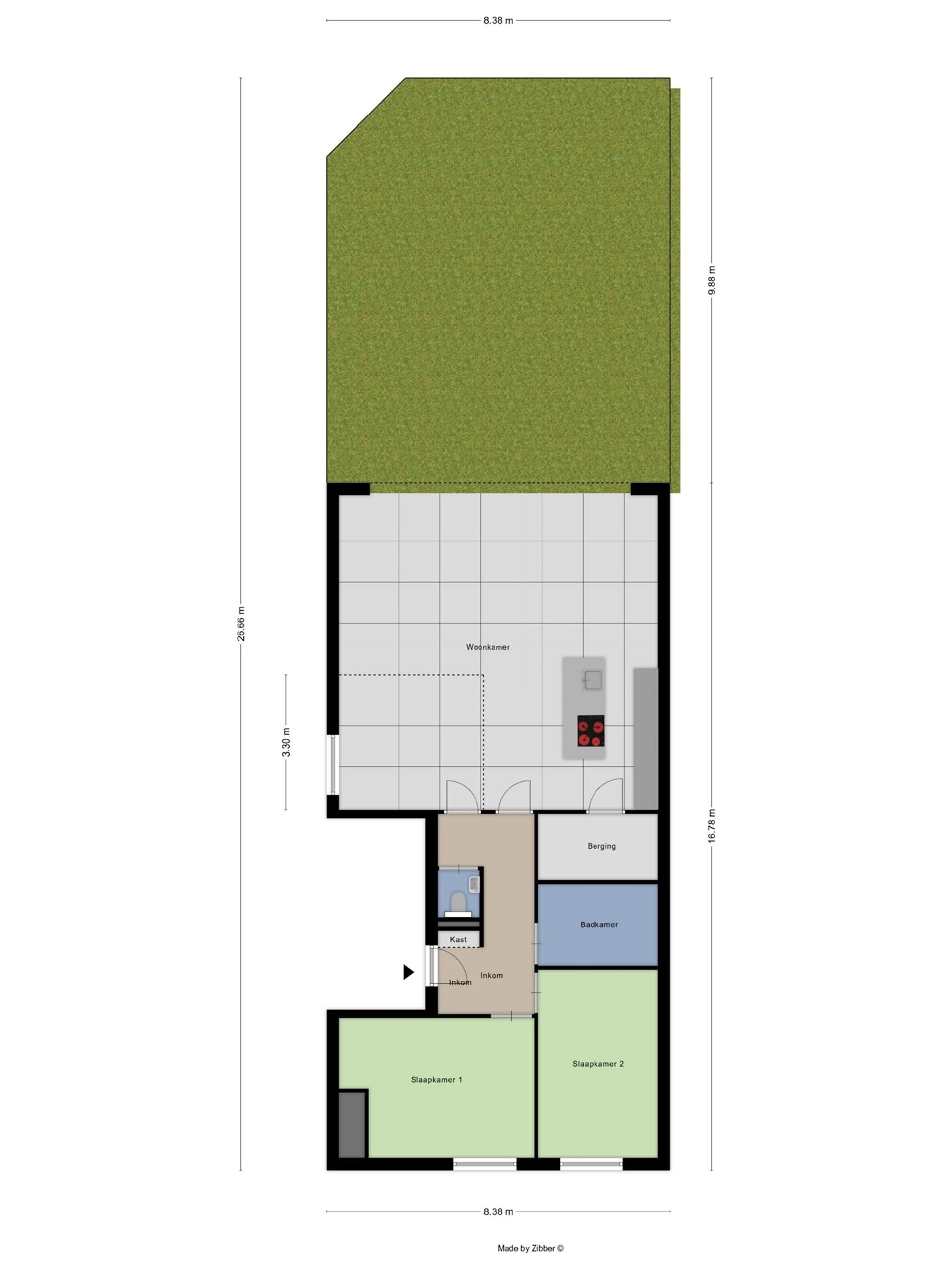 Casco gelijkvloers appartement met tuin en autostaanplaats. foto 23