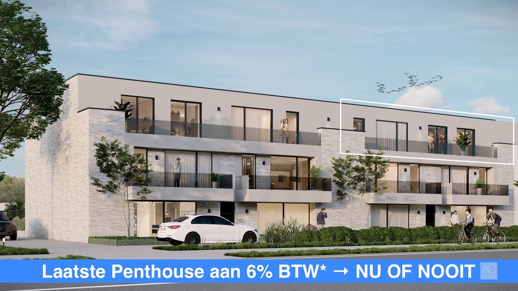 Energiezuinige penthouse met 3 slaapkamers en warmtepomp! 6%BTW foto 1