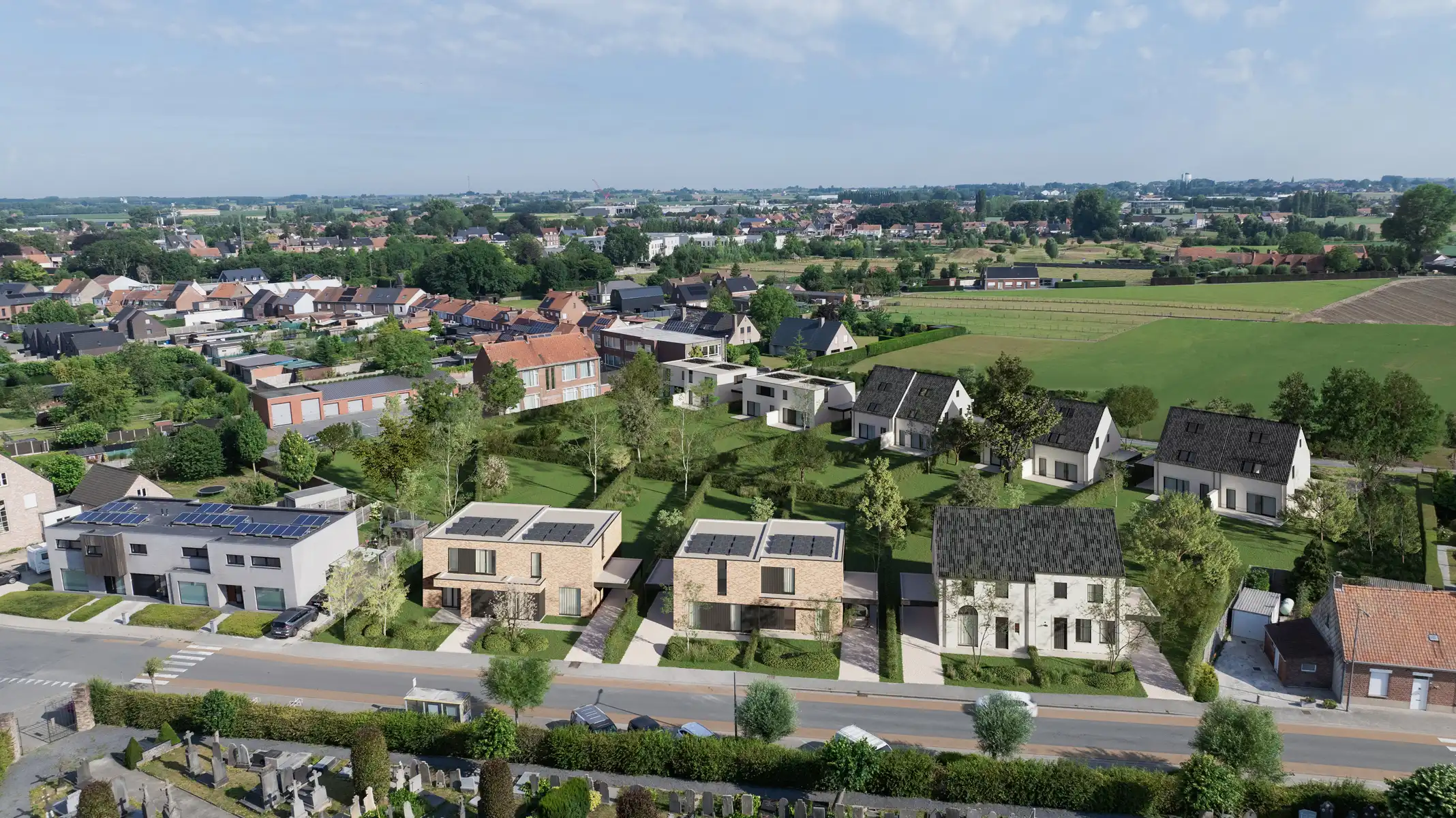 Moderne halfopen woning met carport foto {{pictureIndex}}